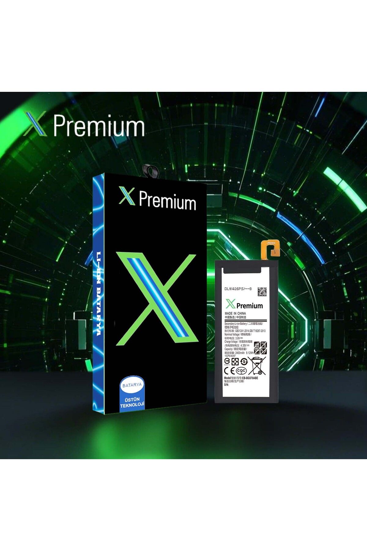 X PREMİUM X Premium Samsung J5 Prime Sm G570 Batarya Pil 2500 mAh