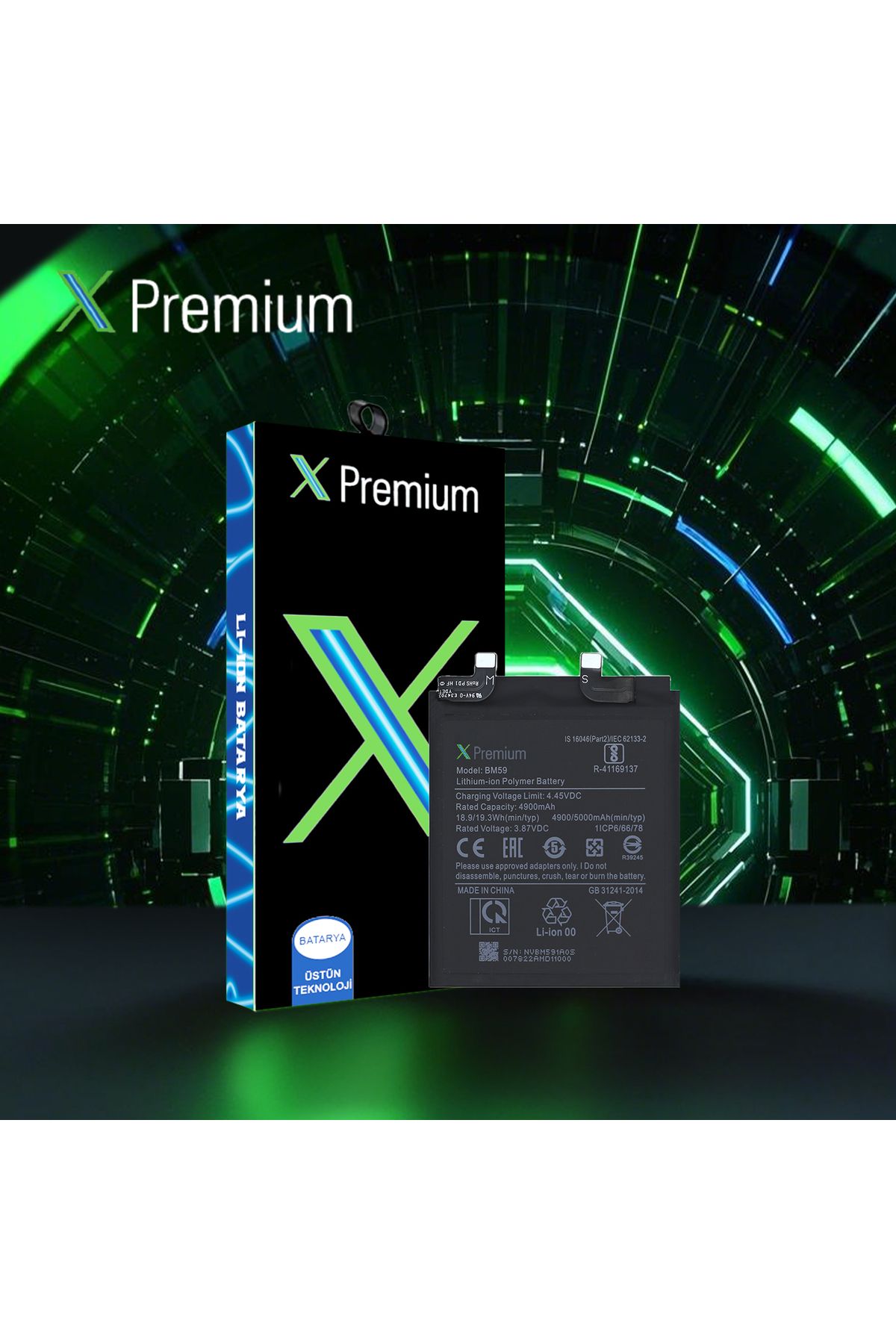 X PREMİUM X Premium Xiaomi Mi 11T BM59 Batarya Pil 5000 mAh