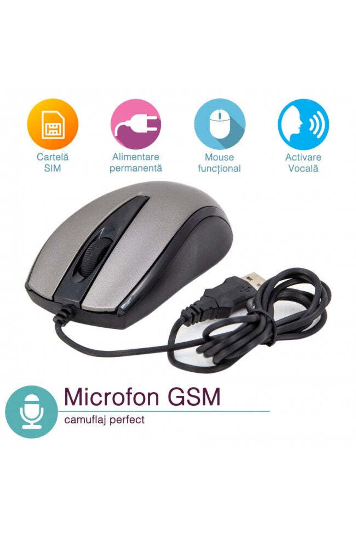Minitechnics-GSM voice activated spy microphone hidden in mouse 579MMGS1003CA 1