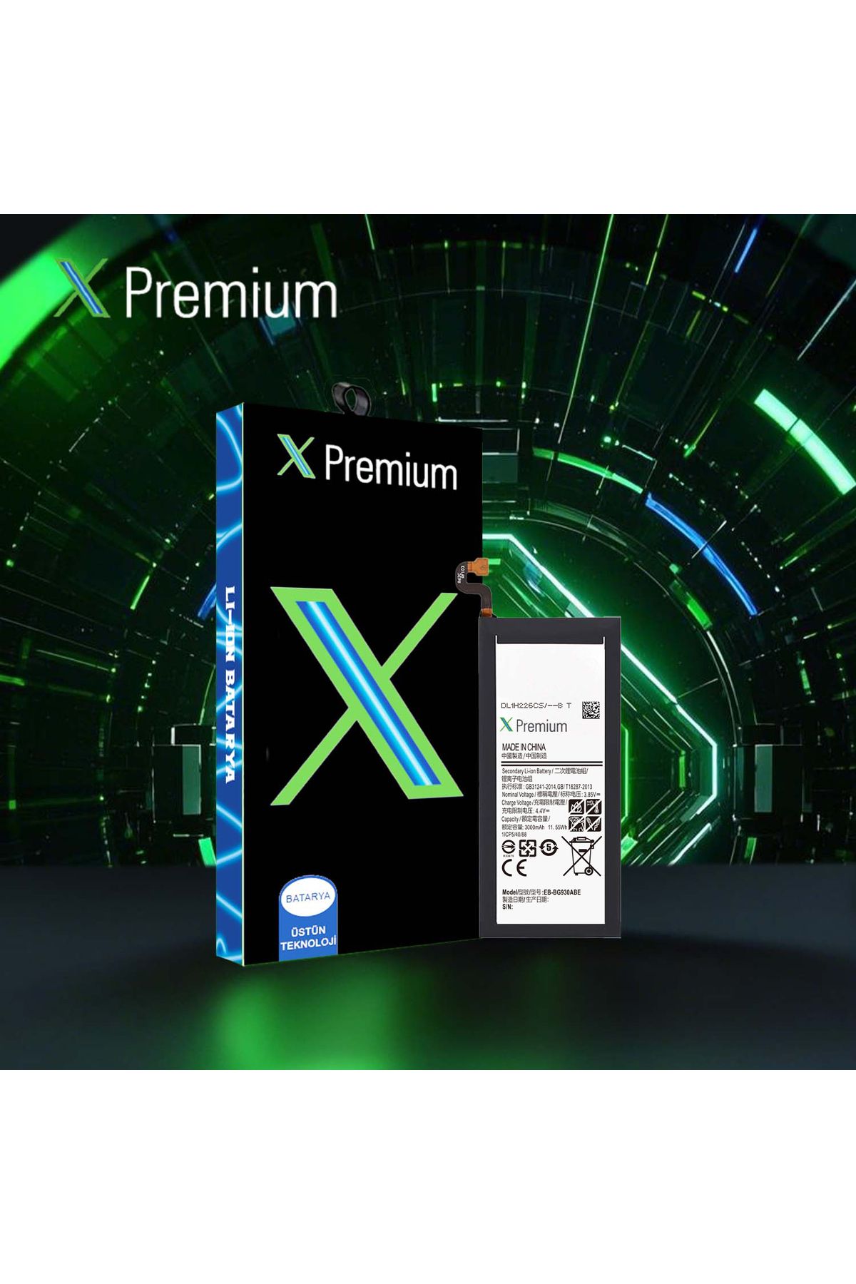 X PREMİUM X Premium Samsung S7 Sm G930 Batarya Pil 3000 mAh