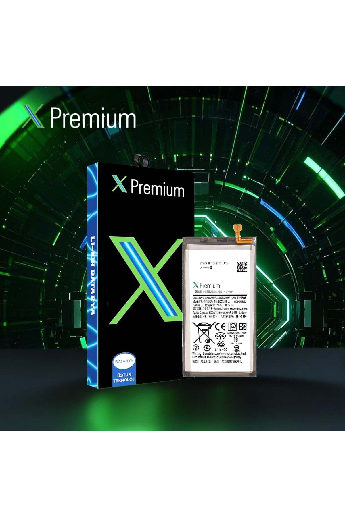 X PREMİUM X Premium Samsung S10 Sm G973 Batarya Pil 3400 mAh