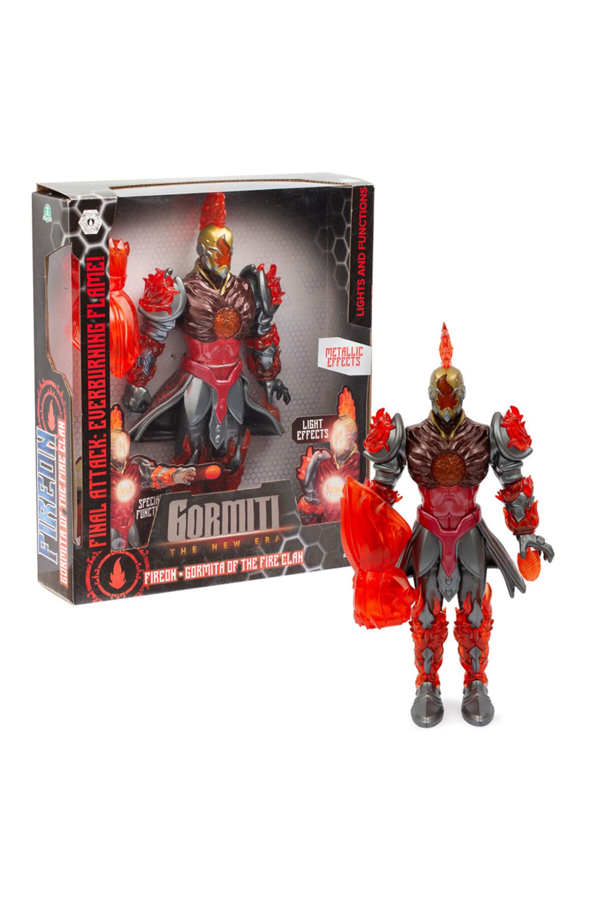 Gormiti 27 cm Figür Gormiti ve Hücum Işığı Fireon GRV07000