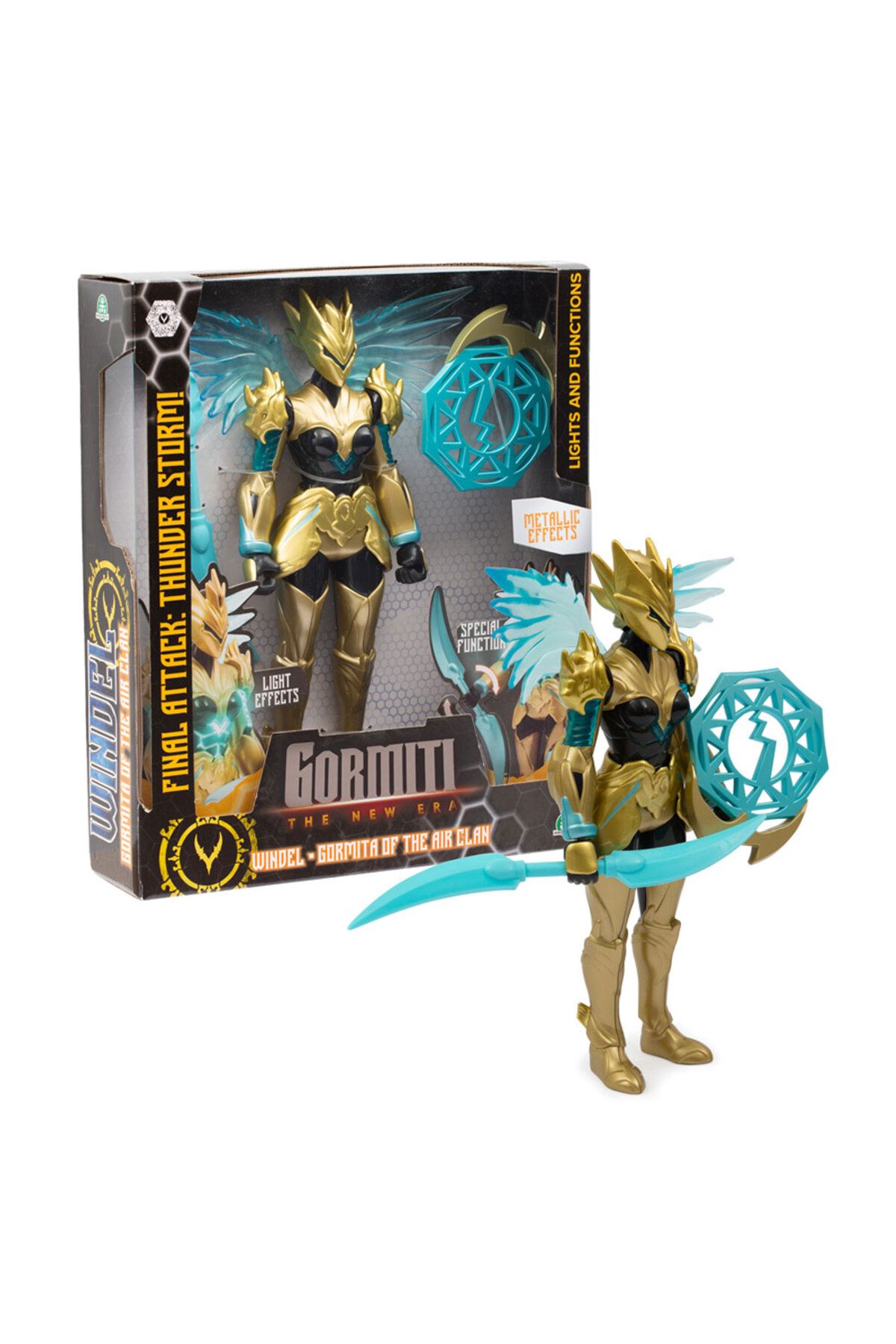 Gormiti 27 cm Figür Gormiti ve Hücum Işığı Windel GRV07000