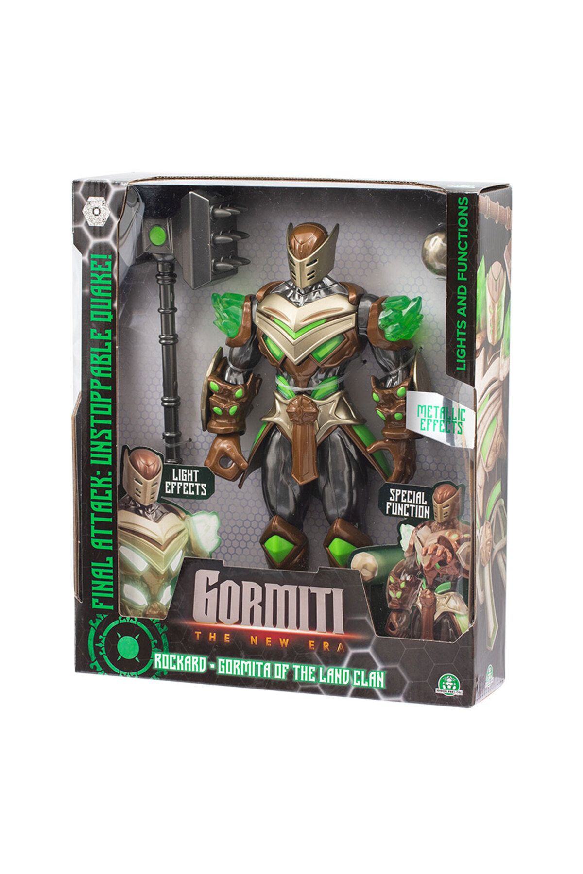 Gormiti 27 cm Figür Gormiti ve Hücum Işığı Rockard GRV07000