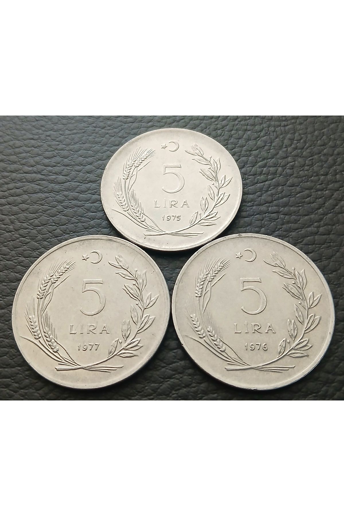 DÜZGÜN TİCARET 1975/76/77 YILLARI 5 LİRA MADENİ ESKİ PARA