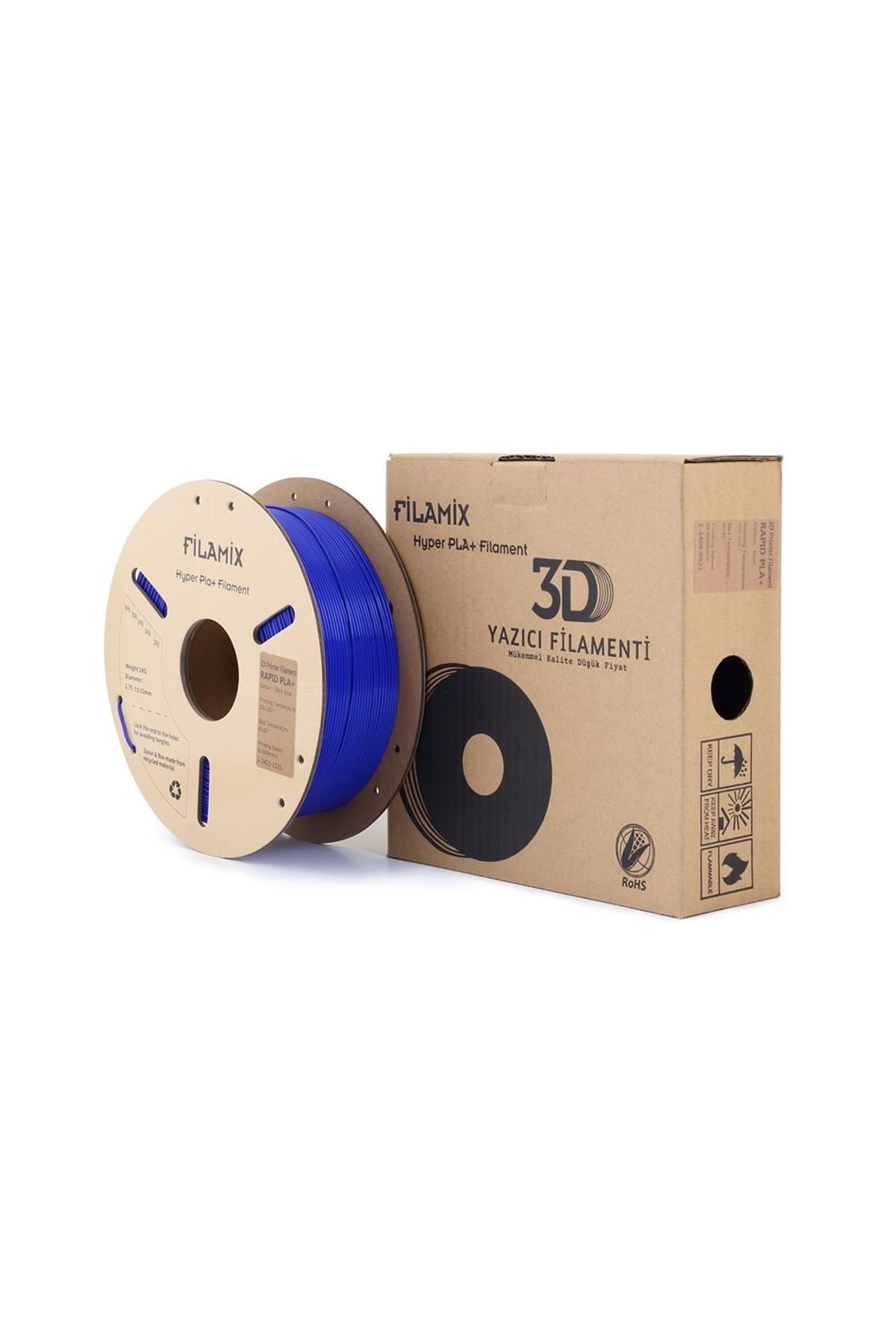 FİLAMİX Urhanshop Filamix Hyper Pla Filament Koyu Mavi