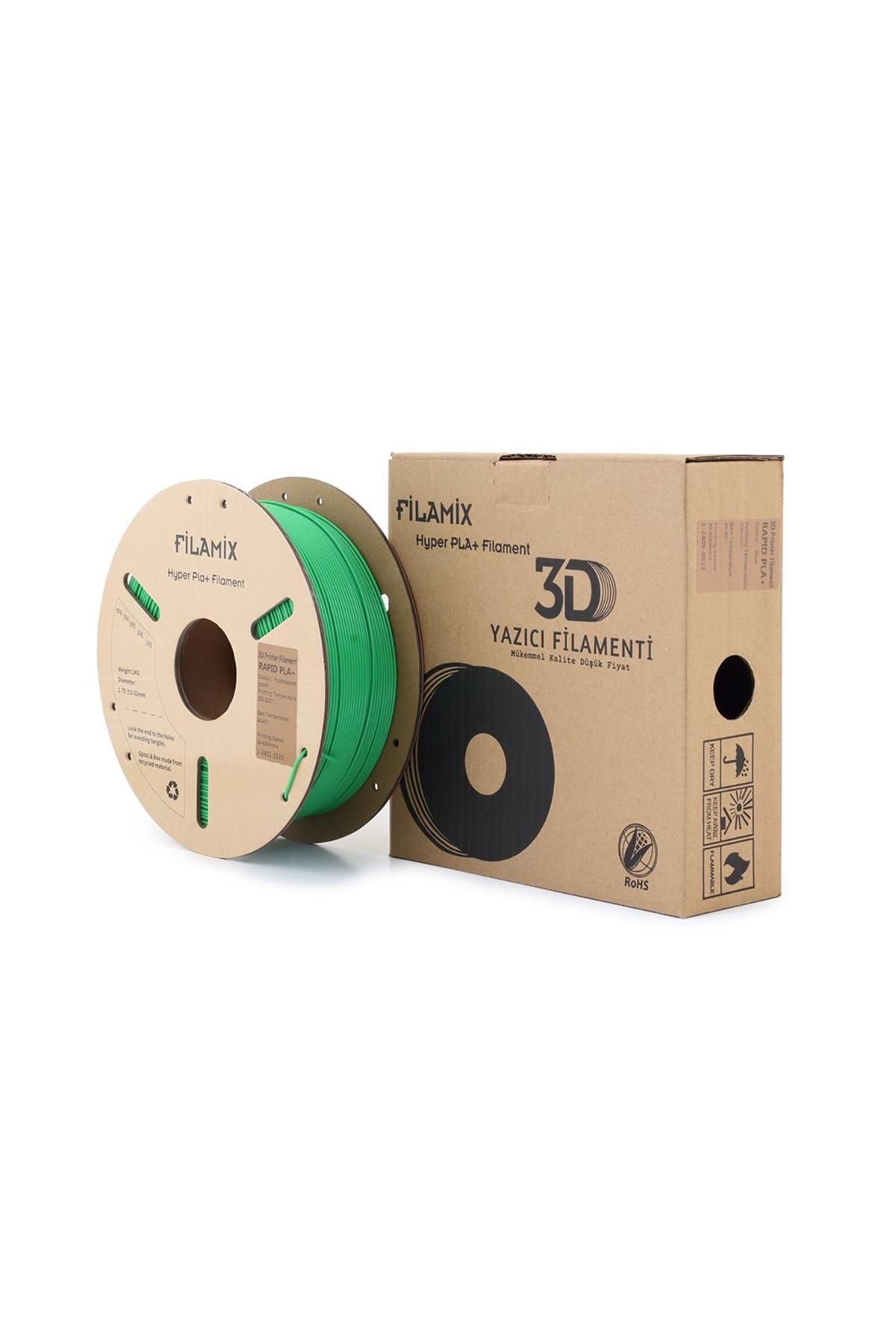 FİLAMİX Urhanshop Filamix Hyper Pla Filament Florasan Yeşil