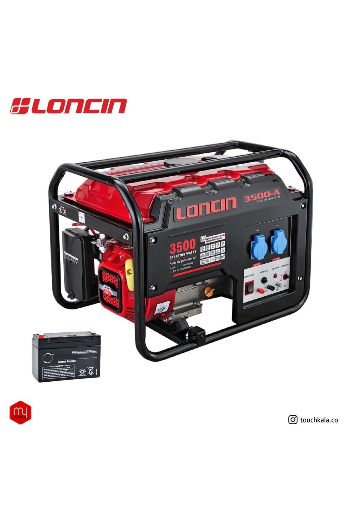 Loncin LC3500DAS MARŞLI Benzinli Monofaze Jeneratör 3.5 KWA