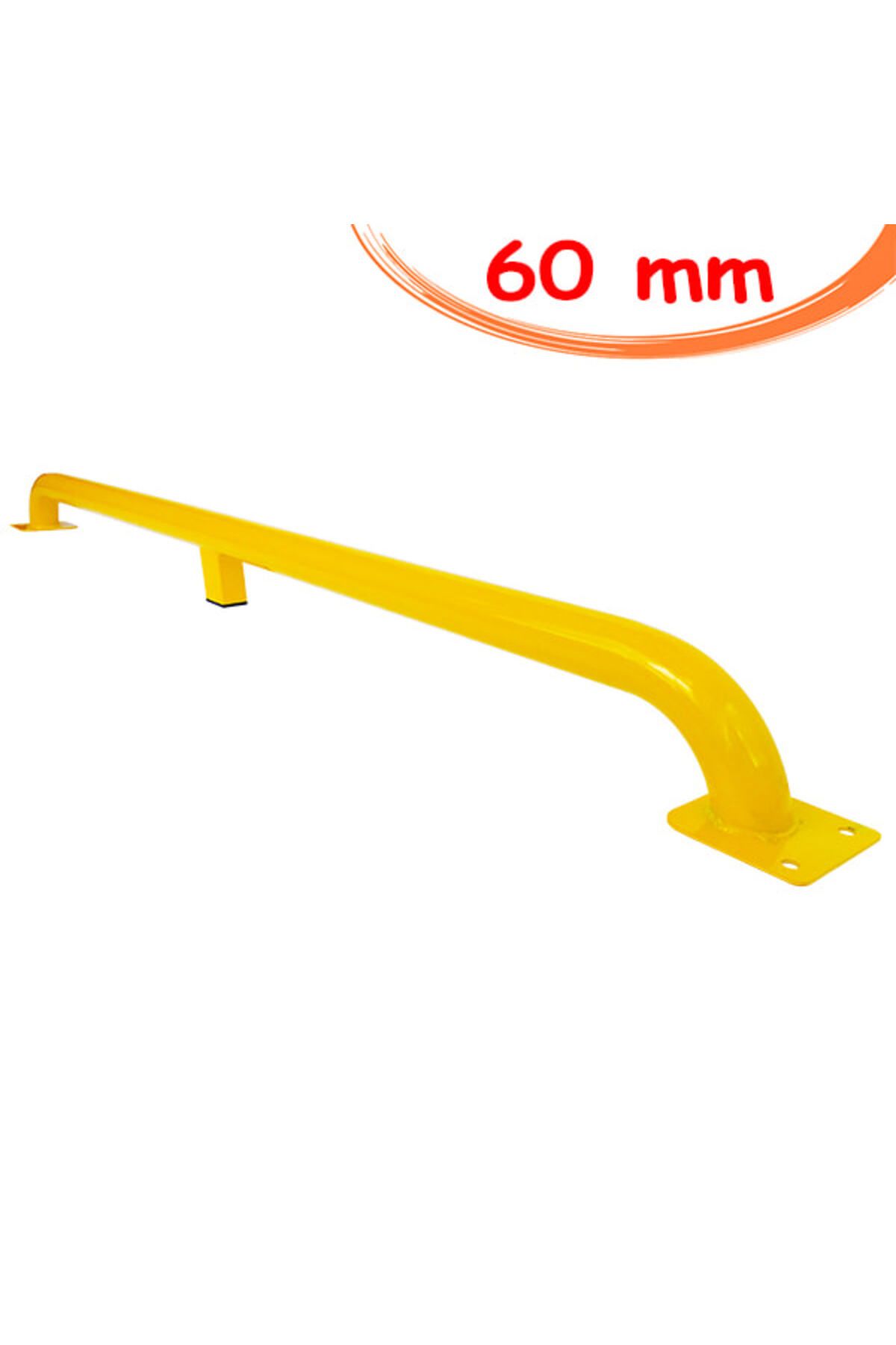 İlgi Trafik Araç Yaslama Demiri Araç Stoperi Otopark Stoperi Teker Dayama Bariyeri 3 Ayaklı 195cm Ø60mm 2.5mm