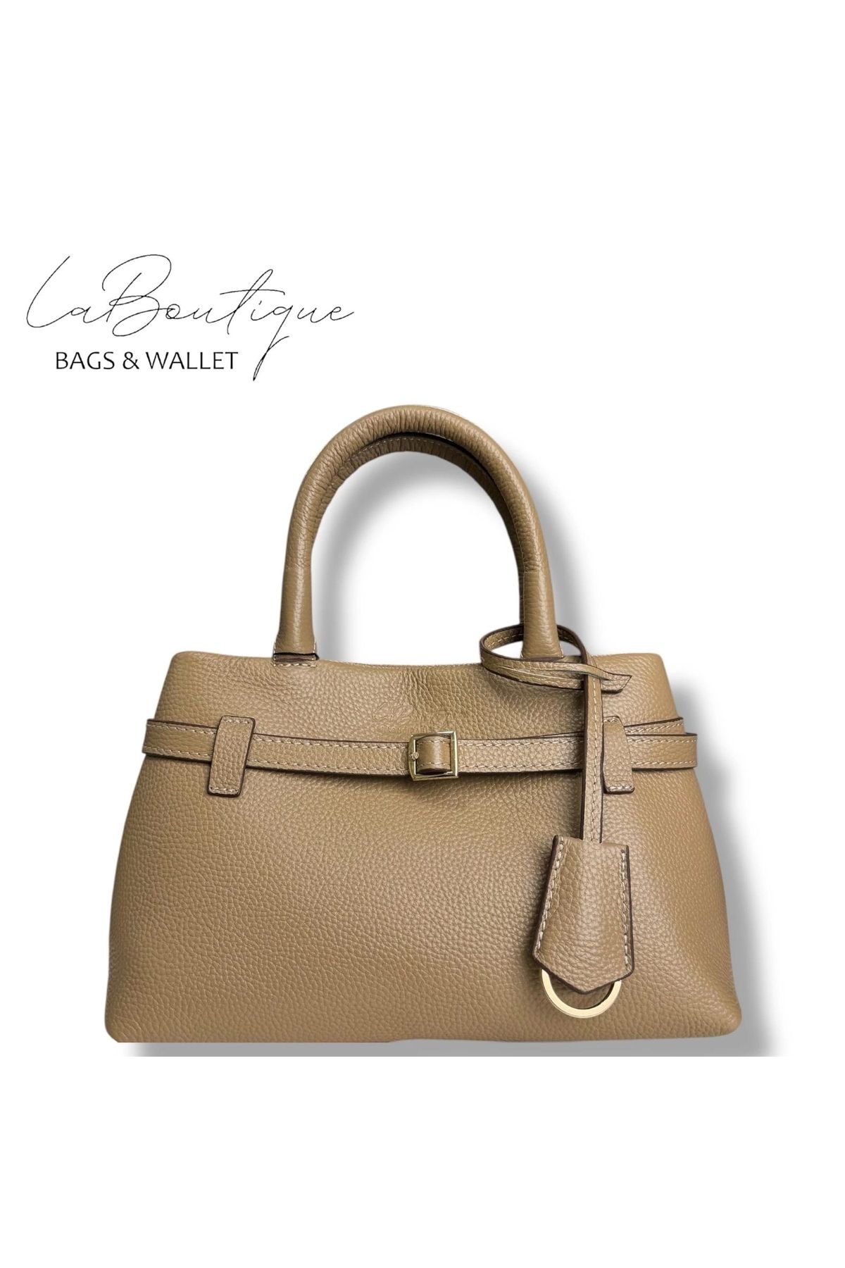 LA BOUTIQUE %100 DERİ LB ÇANTA D-2750 BİSKÜVİ