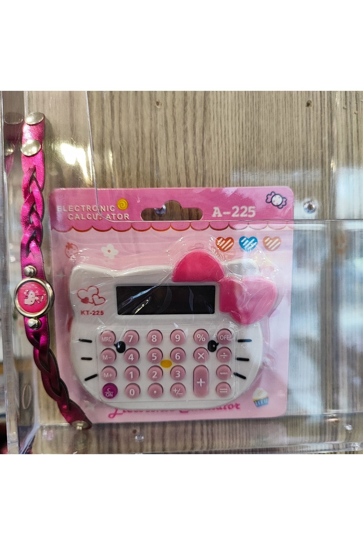 ada çanta kırtasiye Hello Kitty Küçük Boy Beyaz Hesap Makinesi AD22587