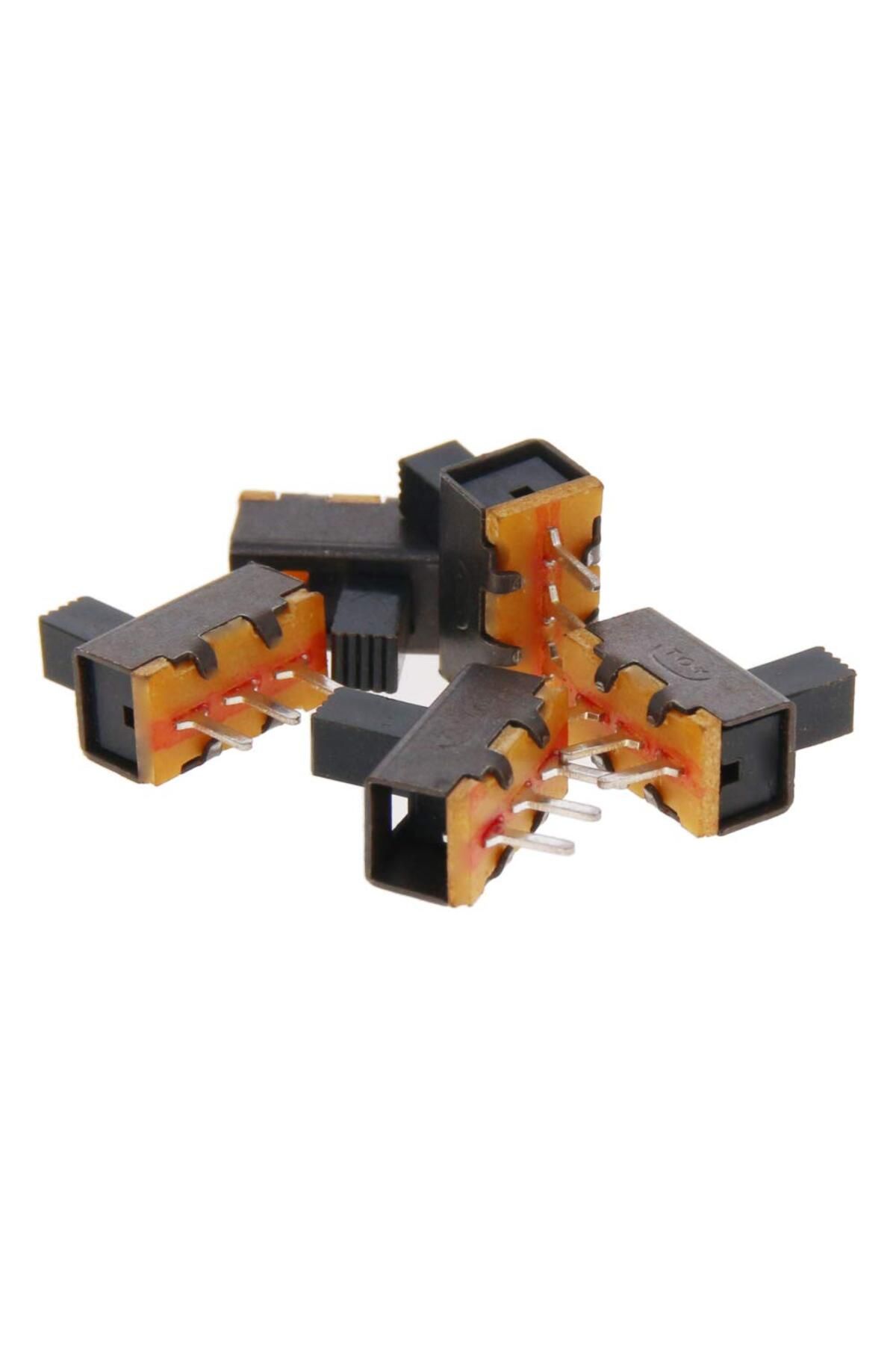 Devre Dünyası 3 Pin SPDT On Off Kulaksız Sürgülü Anahtar 180° SS12F17G5 - 1000 Adet