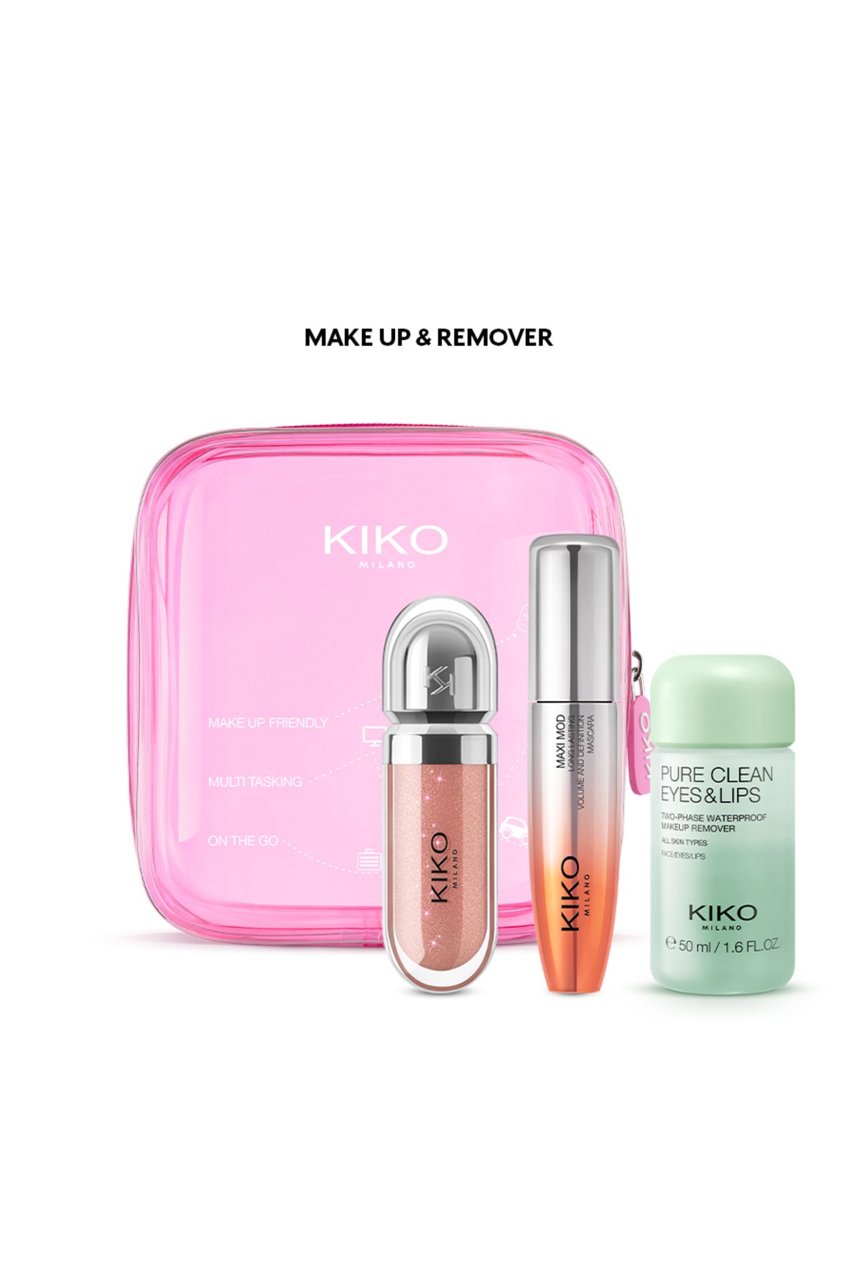 Kiko MAKYAJ SETLERİ - Daily Essentials Trio Make Up & Remover