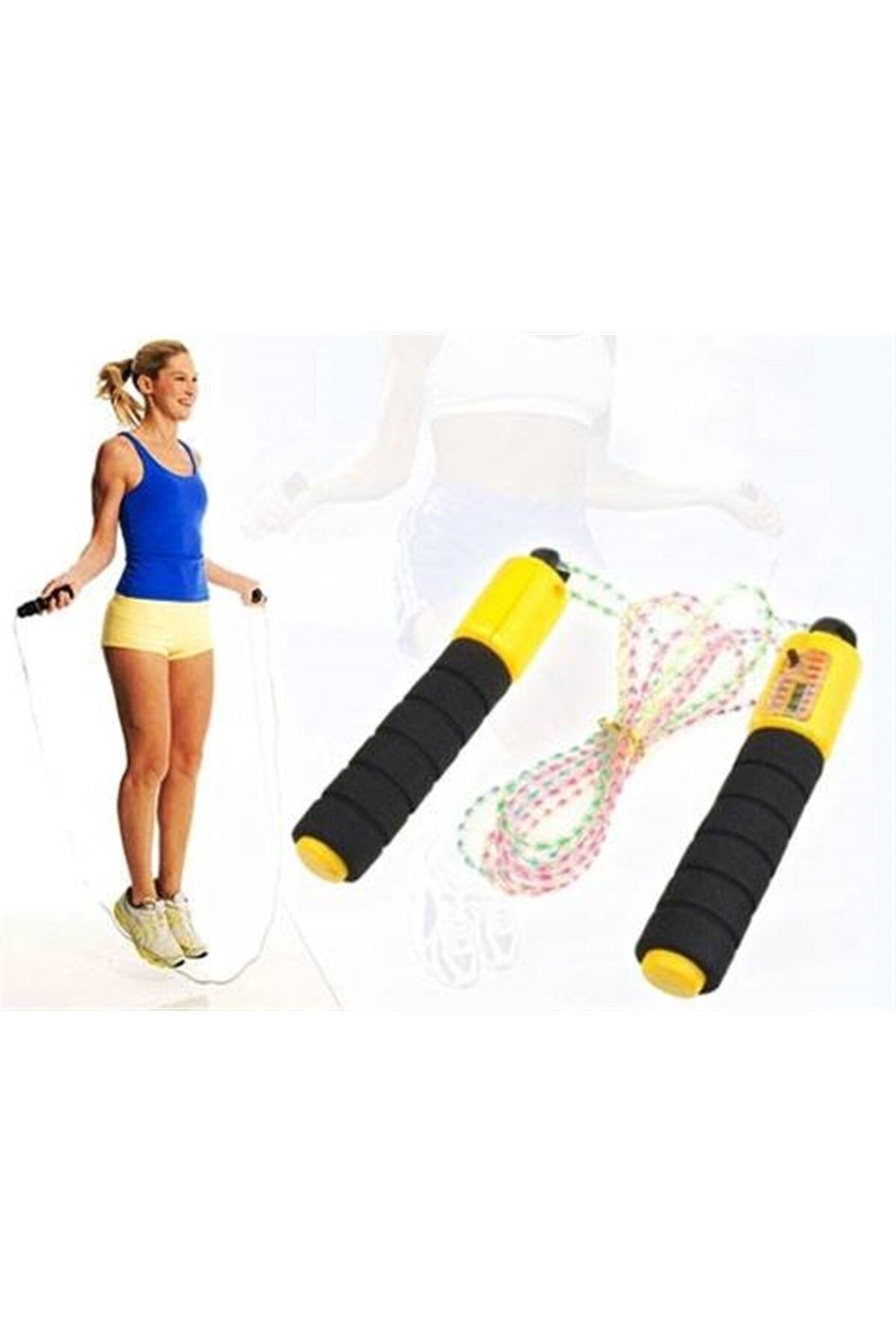 SerenityHaven Sayaçlı İp Atlama Halatı Egzersiz Spor Fitness Aleti