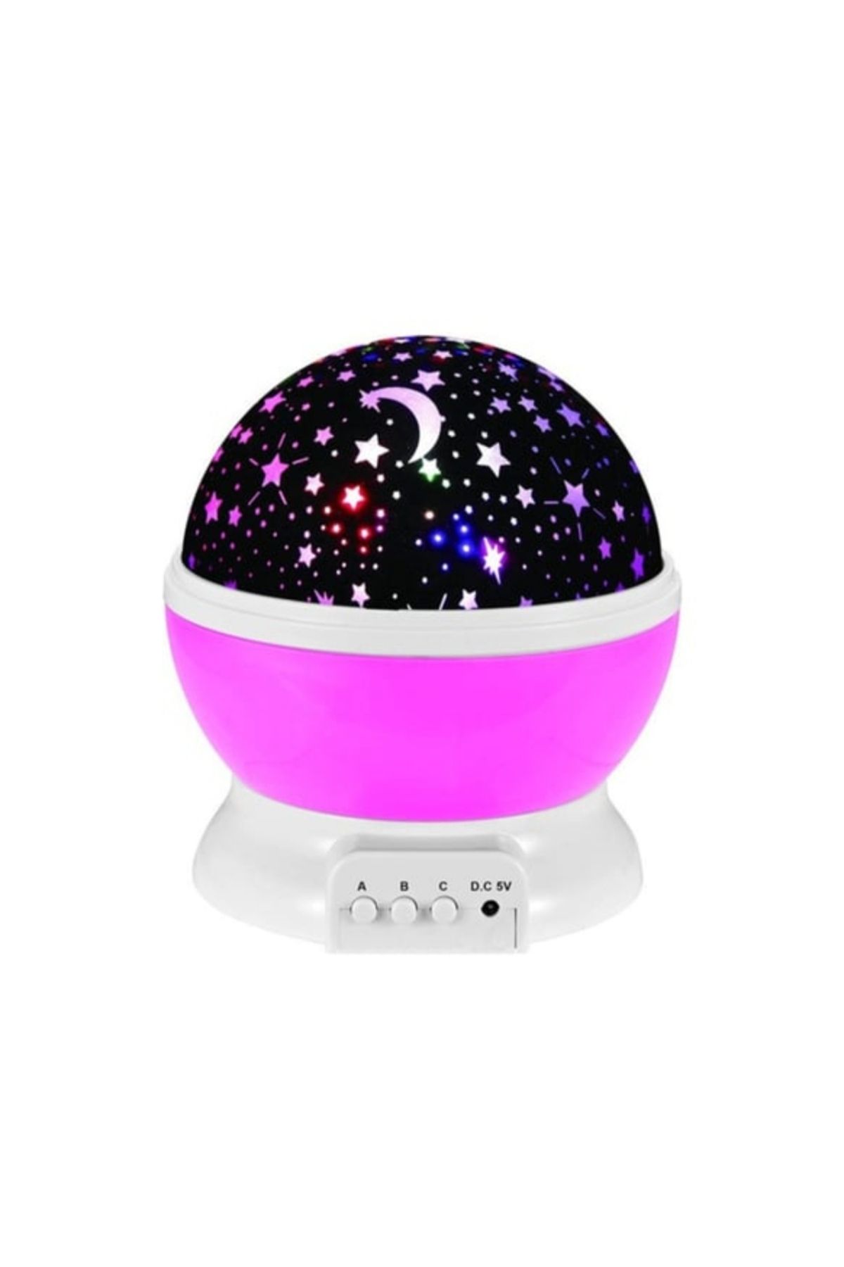 shop Dönen LED renkli tavana yıldız yansıtan gece lambası