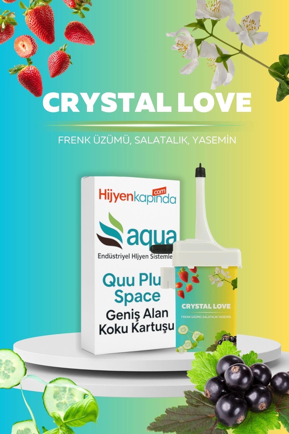 Aqua Quu Plus Space Geniş Alan Crystal Love Koku Kartuşu
