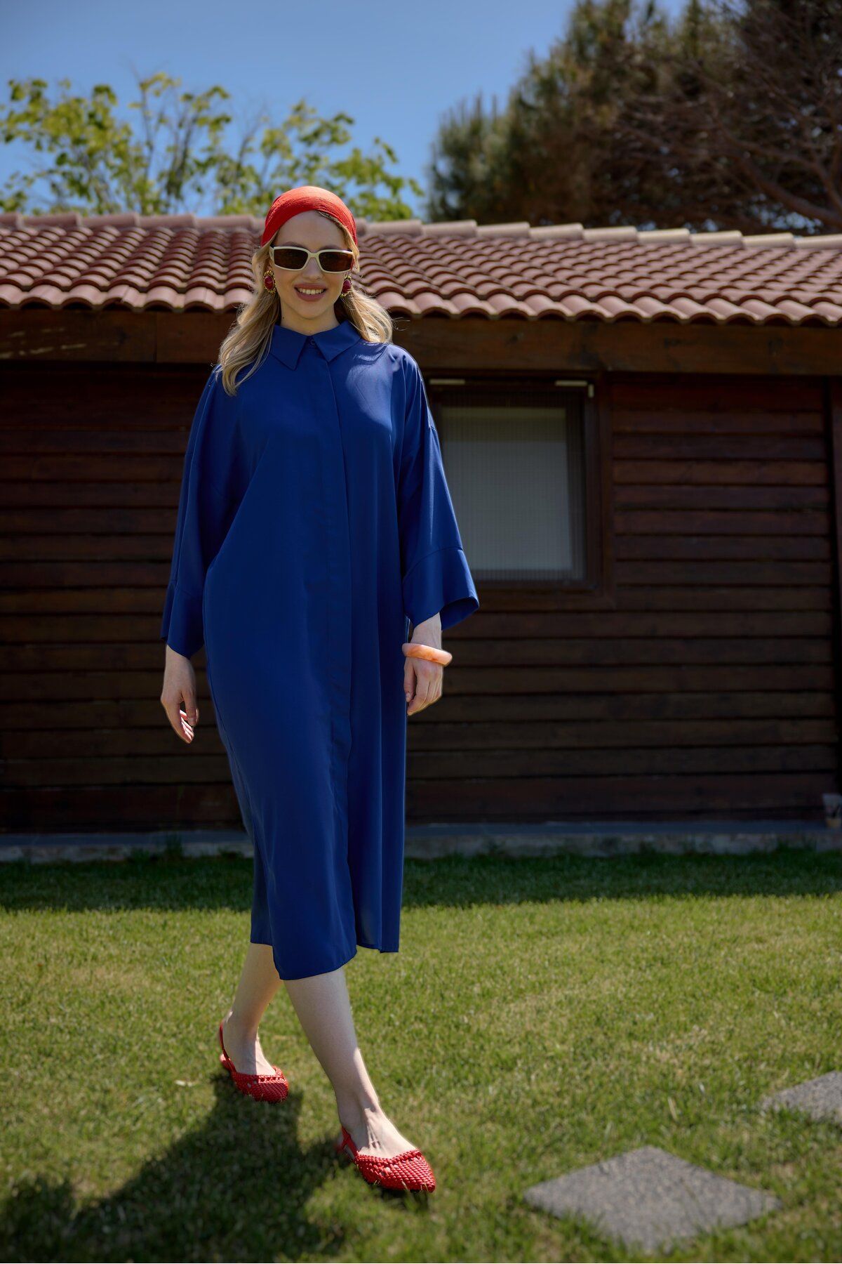Garzia Düşük Kol Oversize Tunik