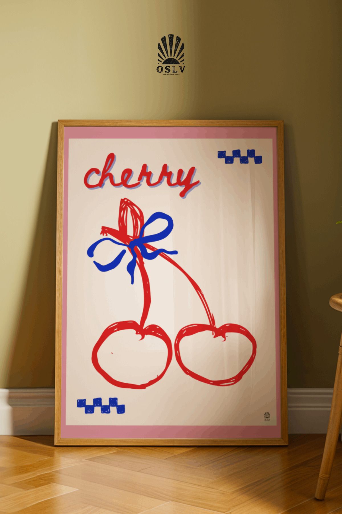 Osliva Shop Poster, Çerçevesiz Poster, Mutfak Posteri, Kitchen Poster