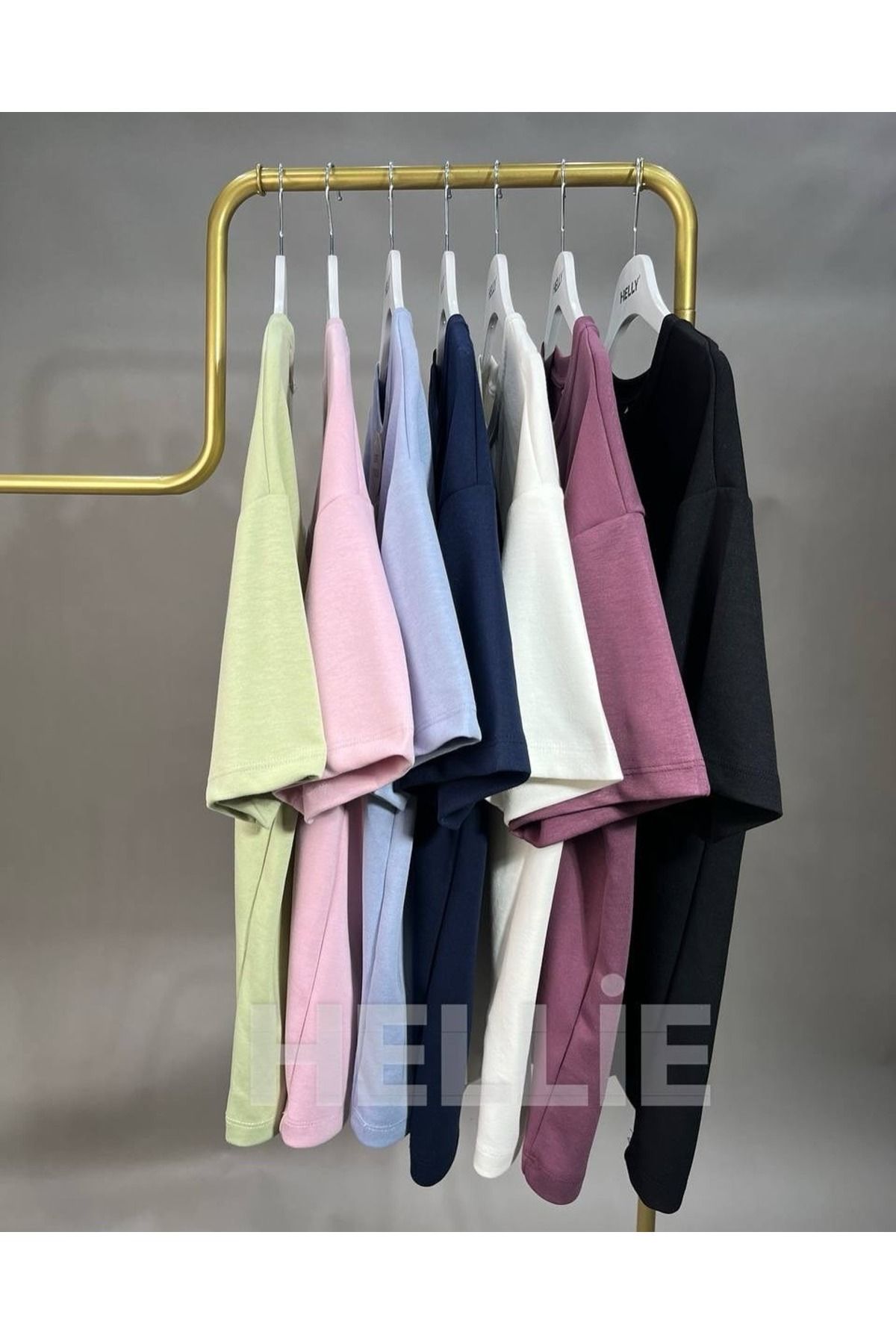 HELLİE Kadın Soft Touch Ayıcık Nakışlı Oversize T-Shirt