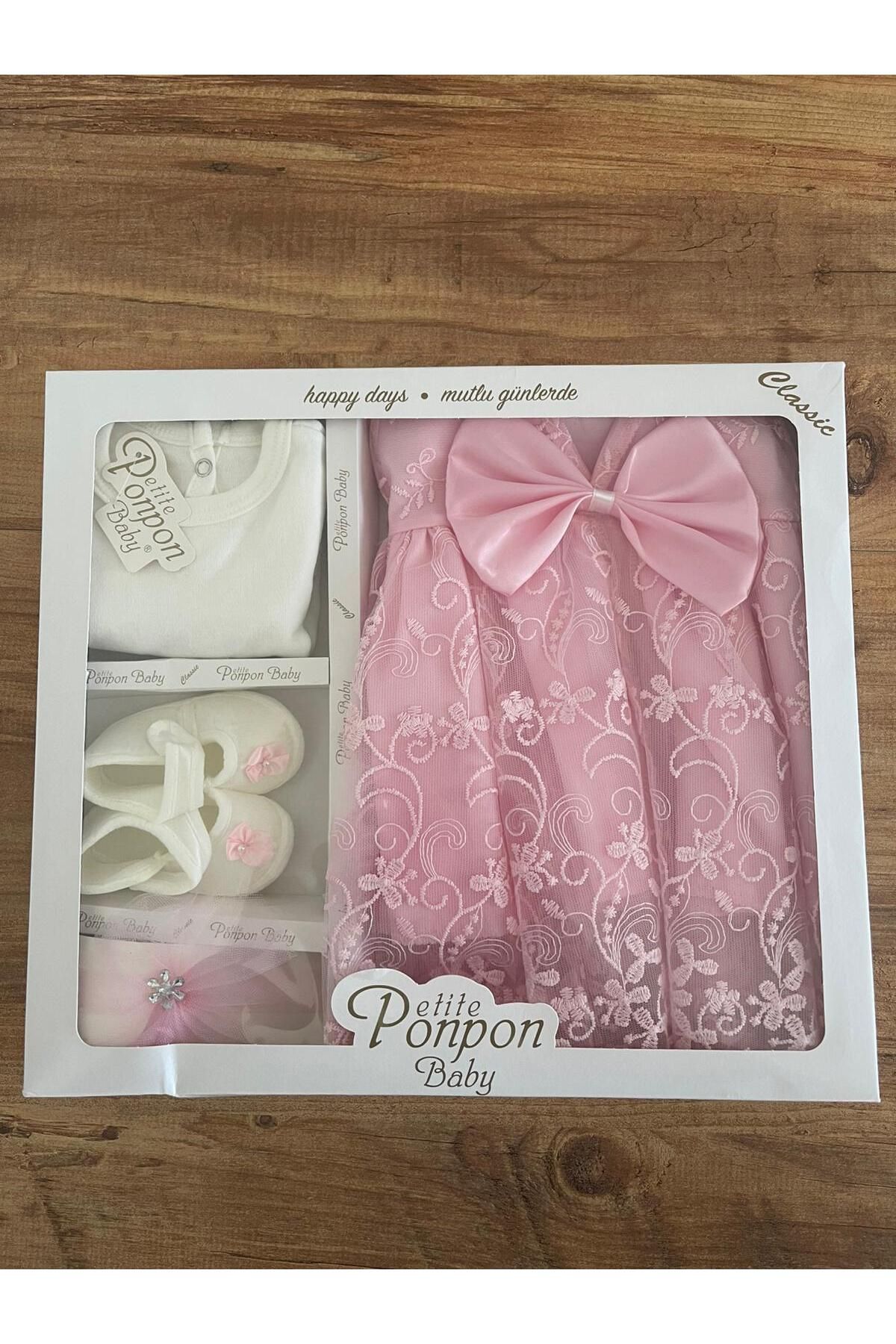Baby Yeni doğan,mevlütlük 4 parça kız seti