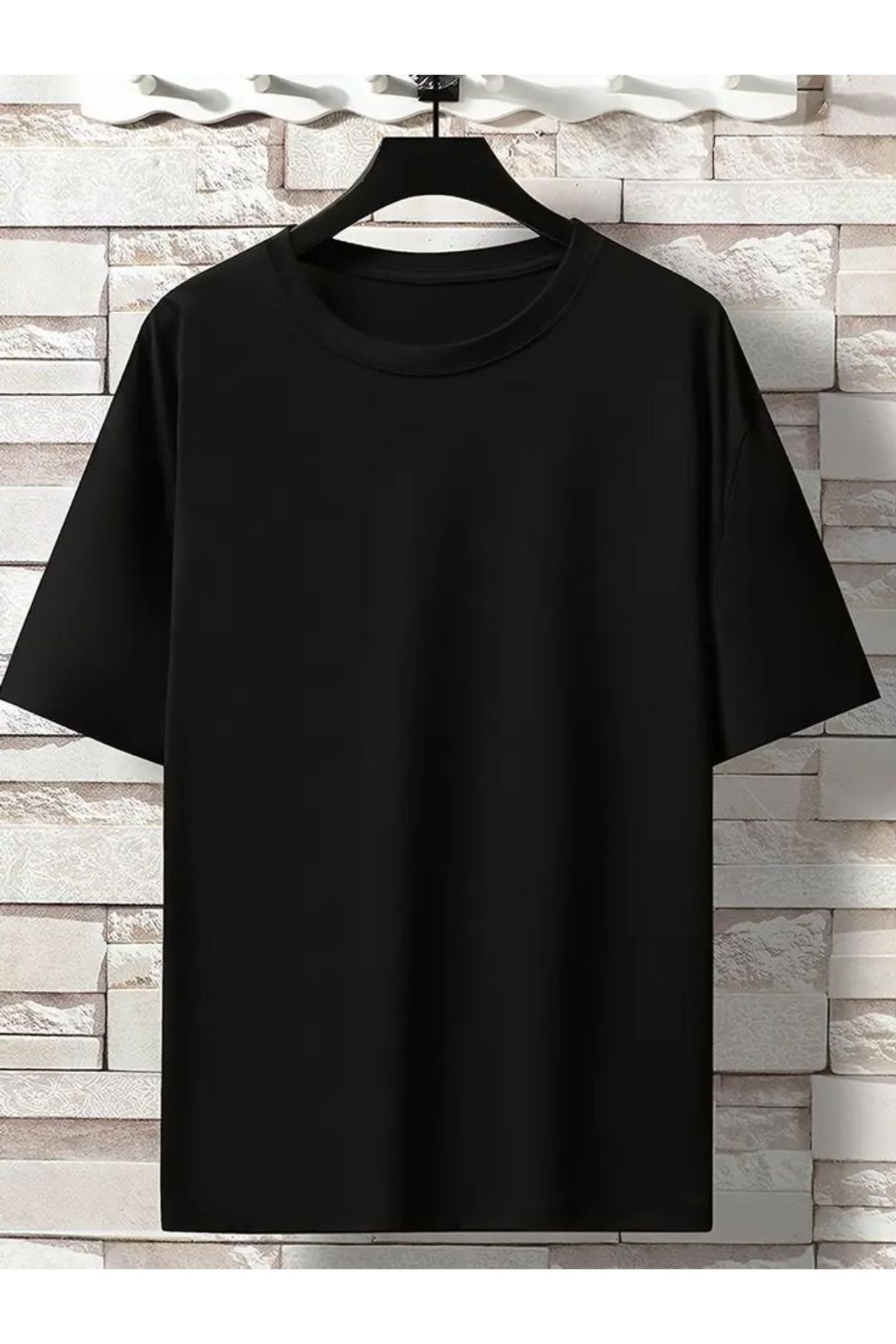 FİTGO Regular Siyah T-Shirt