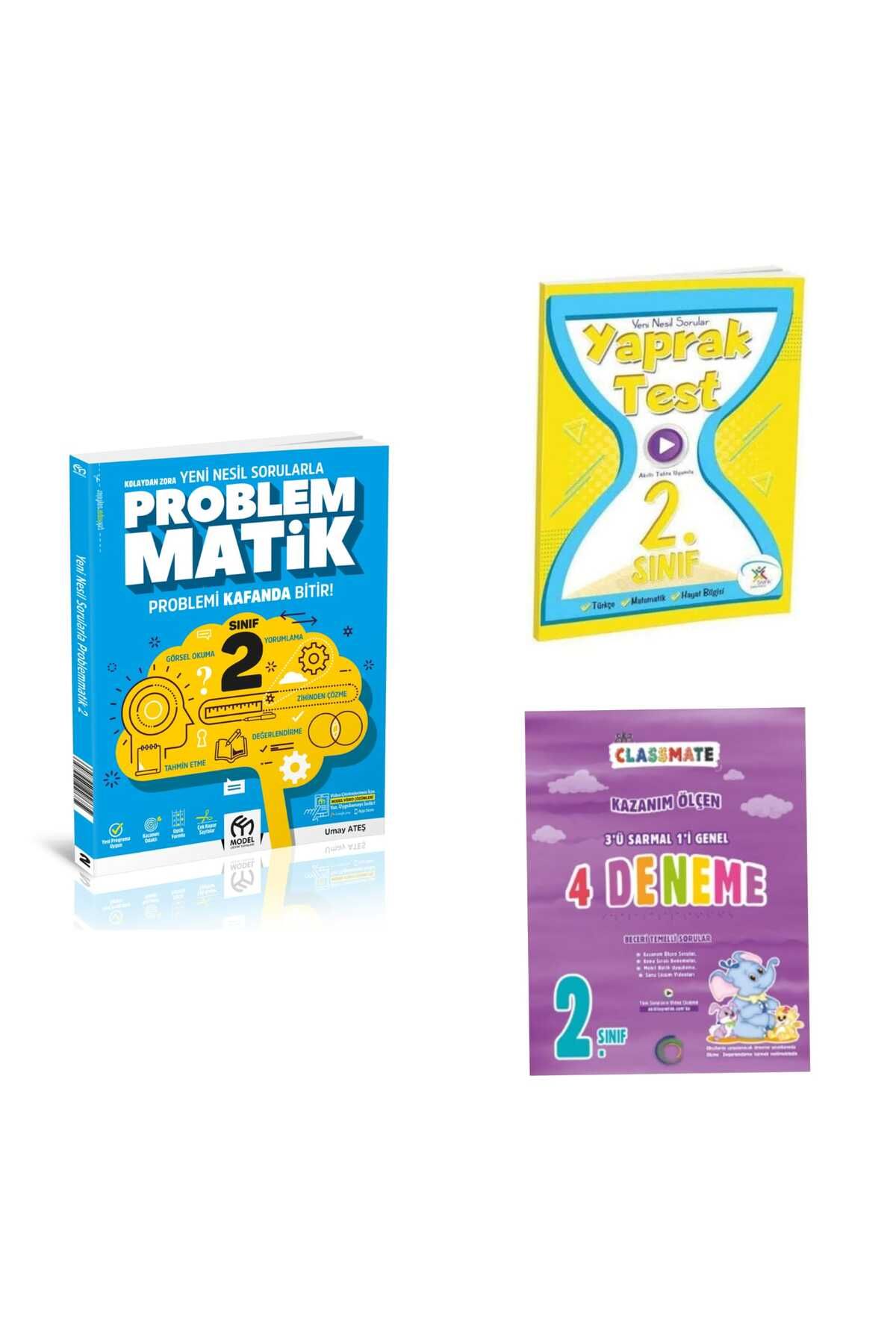Model Eğitim Yayınları 2.SINIFLARA SÜPER YAZ TATİLİ SETİ PROBLEMMATİK TÜM DERSLER YAPRAK TEST VE DENEME 2.SINIF SET