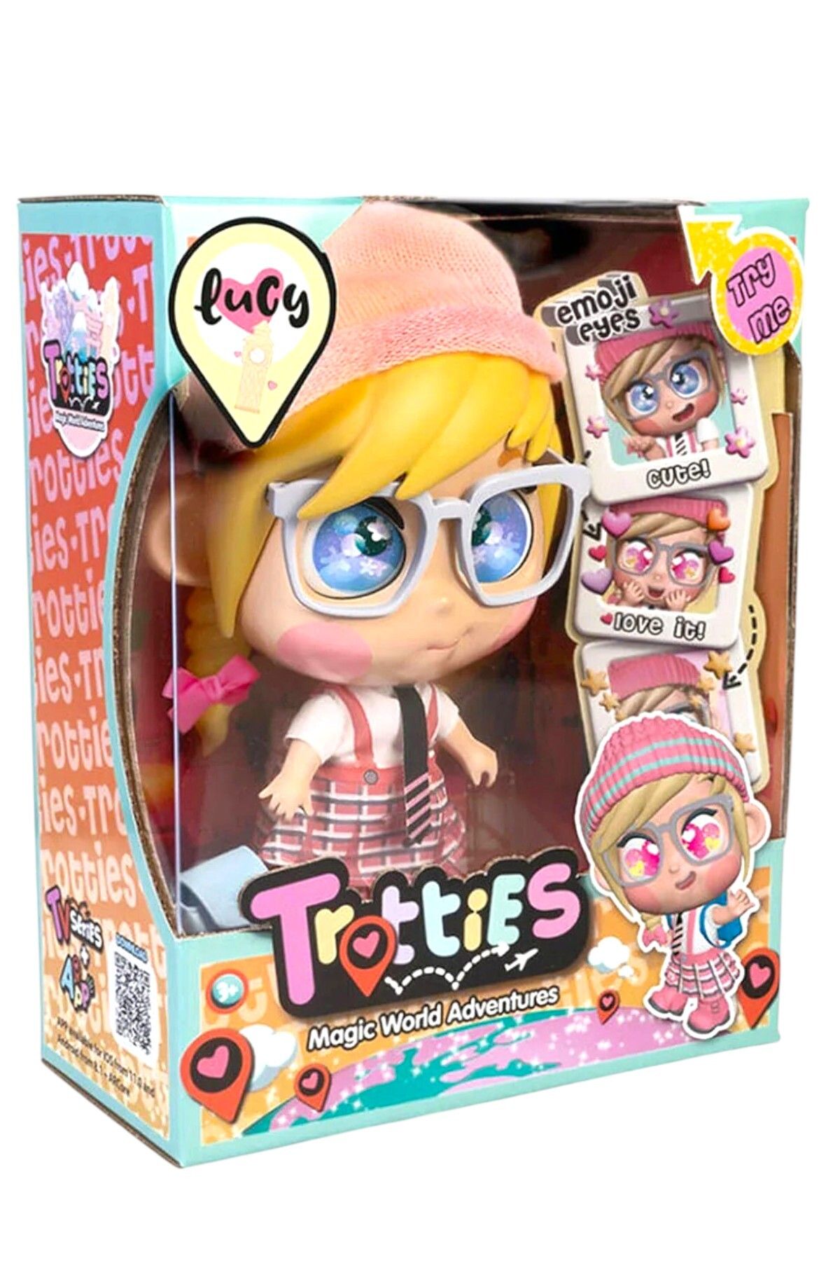 YILDIRIM OYUNCAK Trotties Trottie Lucy 25cm Bebek Trotties Trottie Lucy Londra Bebek Koca Gözlü Bebek