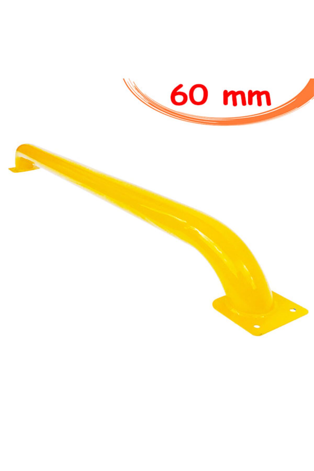 İlgi Trafik Otopark Araç Stoperi Ankara Araç Stoper Otopark Ayırıcı Yaslama Demiri 155cm Ø60mm 2mm Sarı