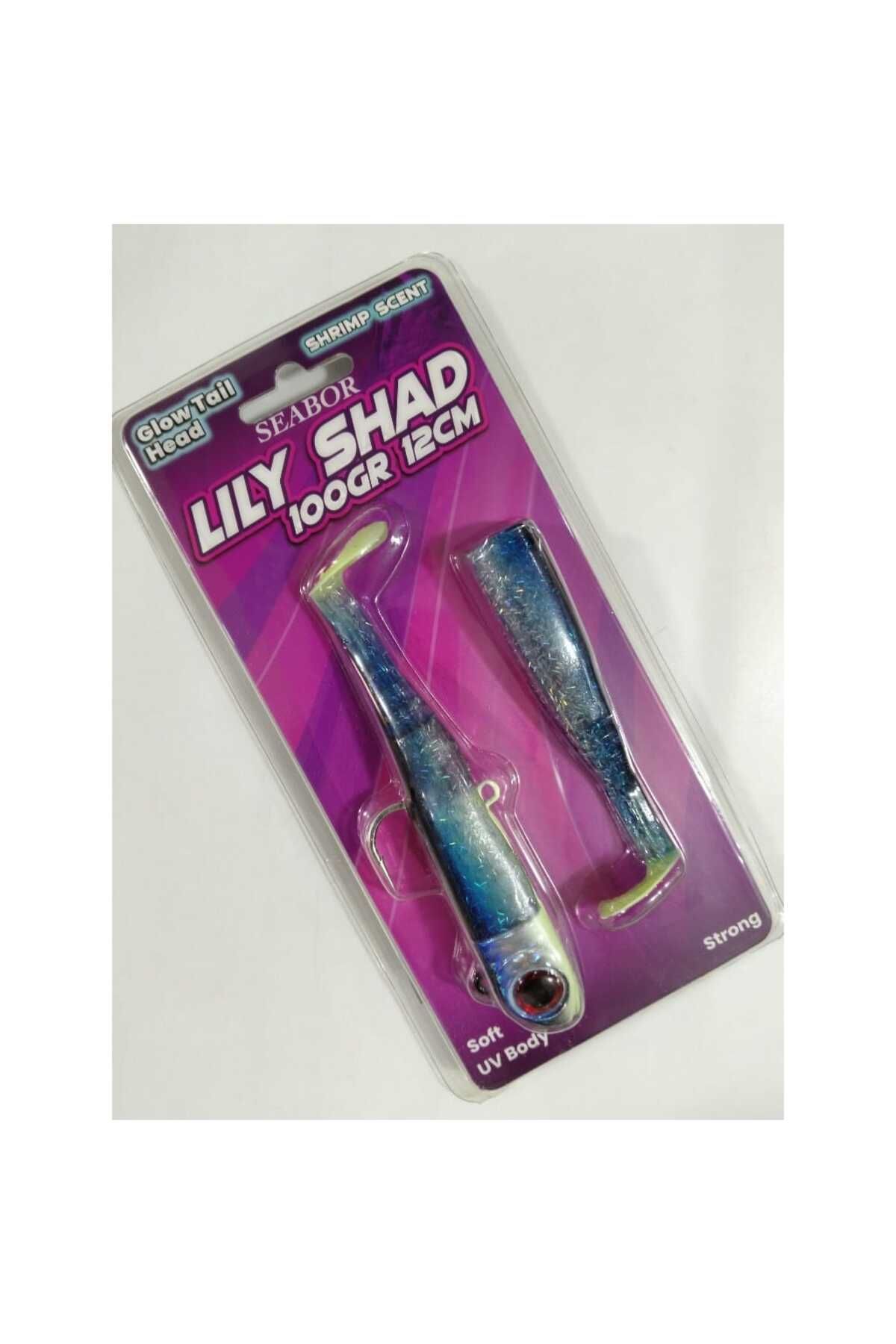 Seabor LILY SHAD 100GR 2+1 SİLİKON YEM - SARDİNE UV
