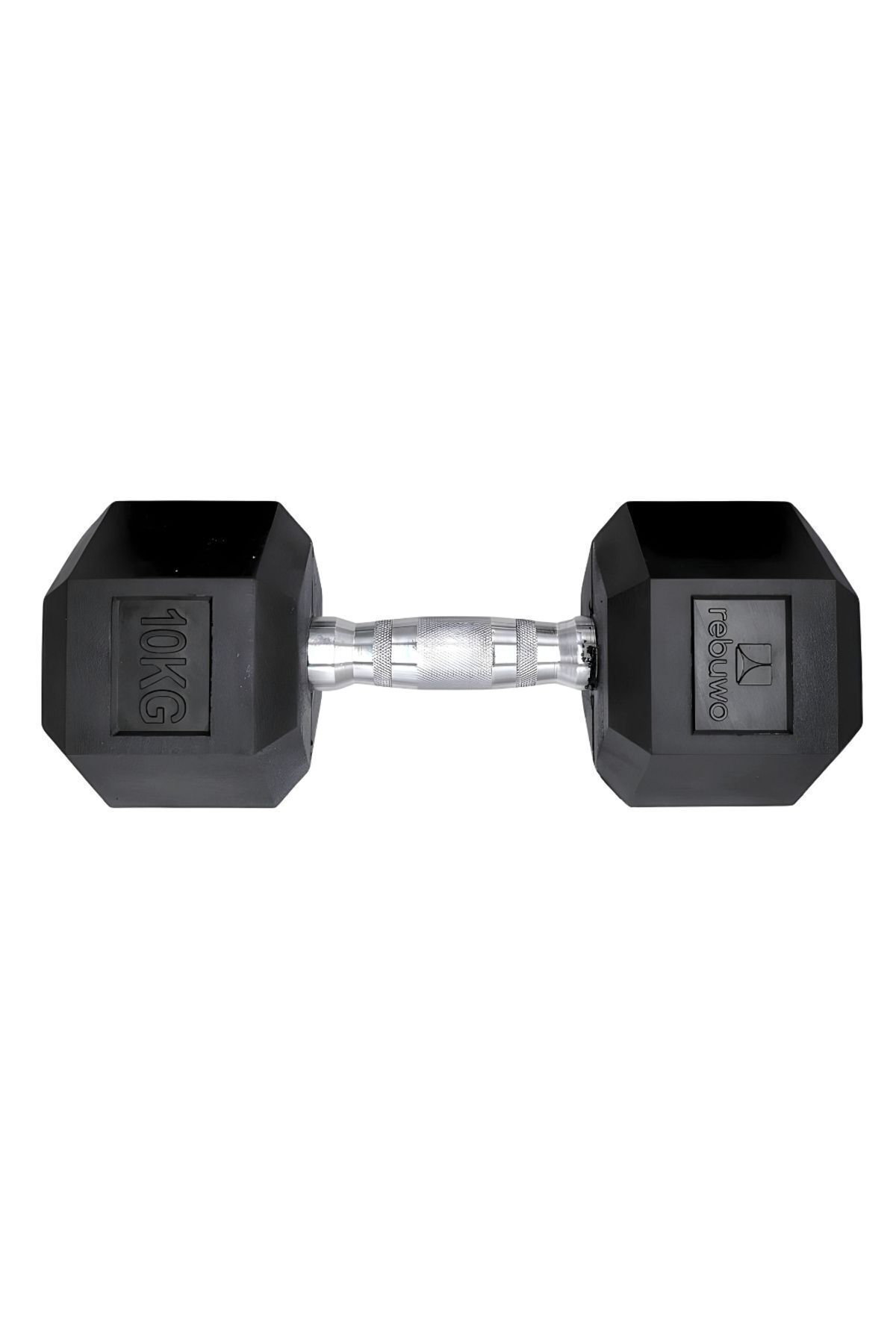 SerenityHaven Hex Dambıl Kauçuk Altıgen Dambıl Hex Dumbbell 10 Kg 1 Adet