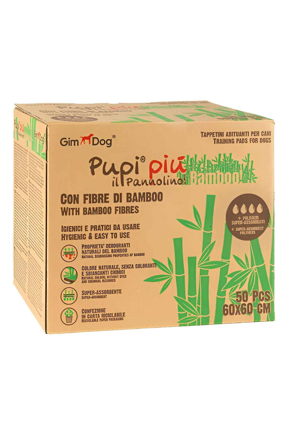 Gimdog Bamboo Çiş Pedi 60x60cm 50li Paket