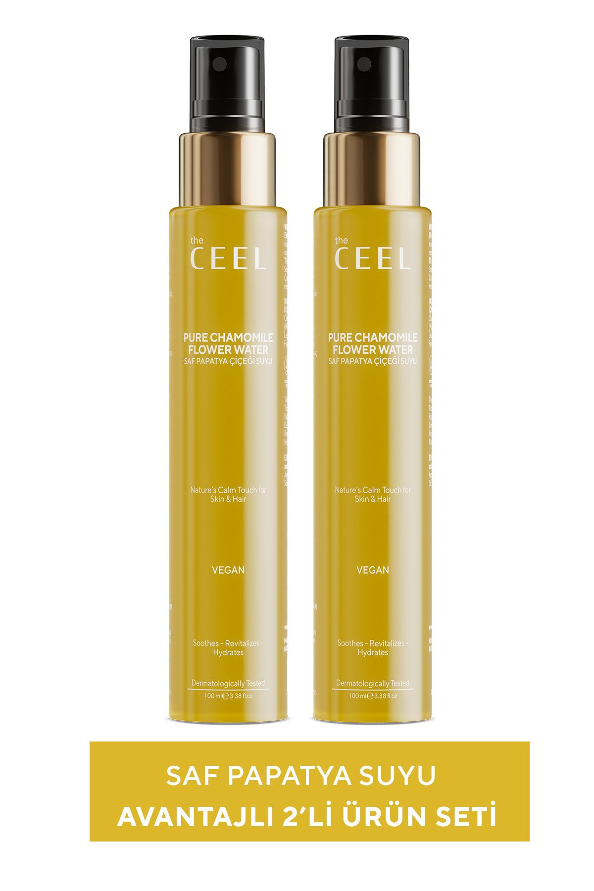 تونیک مو 2 آب میوه دیزی خالص روشنایی و پشتیبانی از رطوبت پوست سر 100 میل × The Ceel