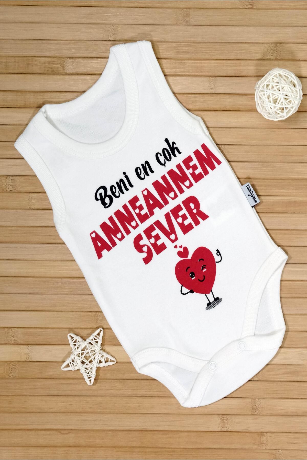 agugu Anneannem Sever Baskılı Body