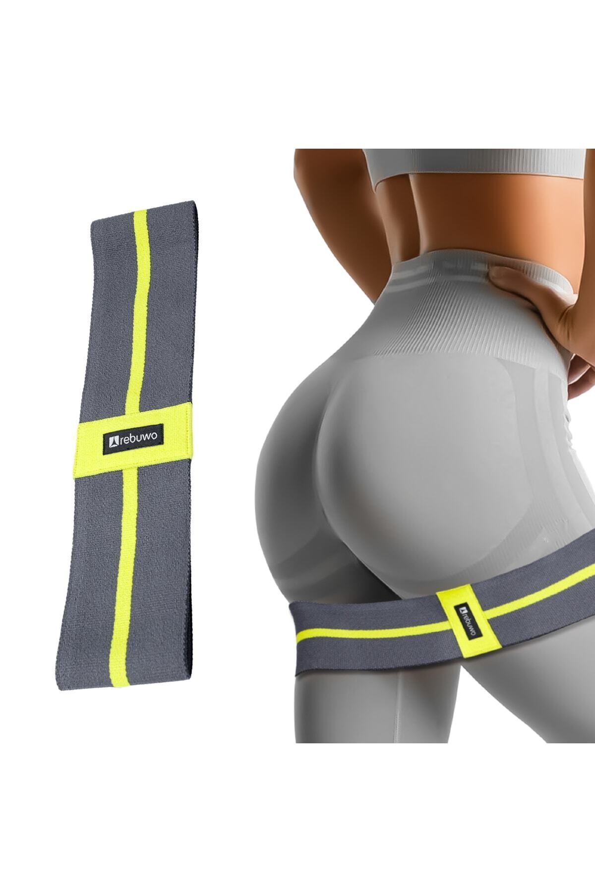 SerenityHaven Squat Bant Pilates Fitness Kalça Direnç Lastiği Egzersiz Lastiği Loop Band 35cm