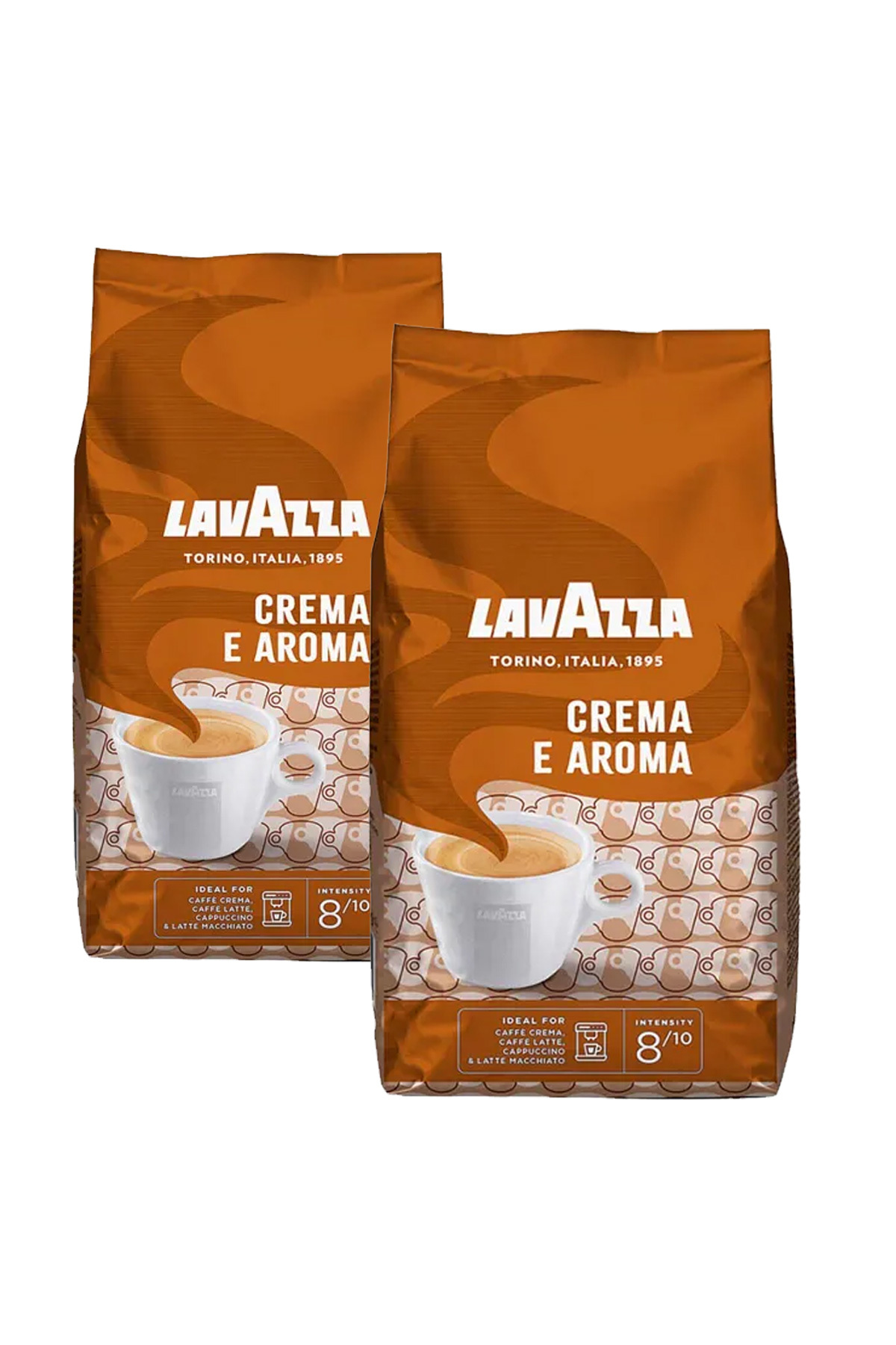 LavAzza Кафе на зърна с аромат на крем, 1 кг x 2 бр.
