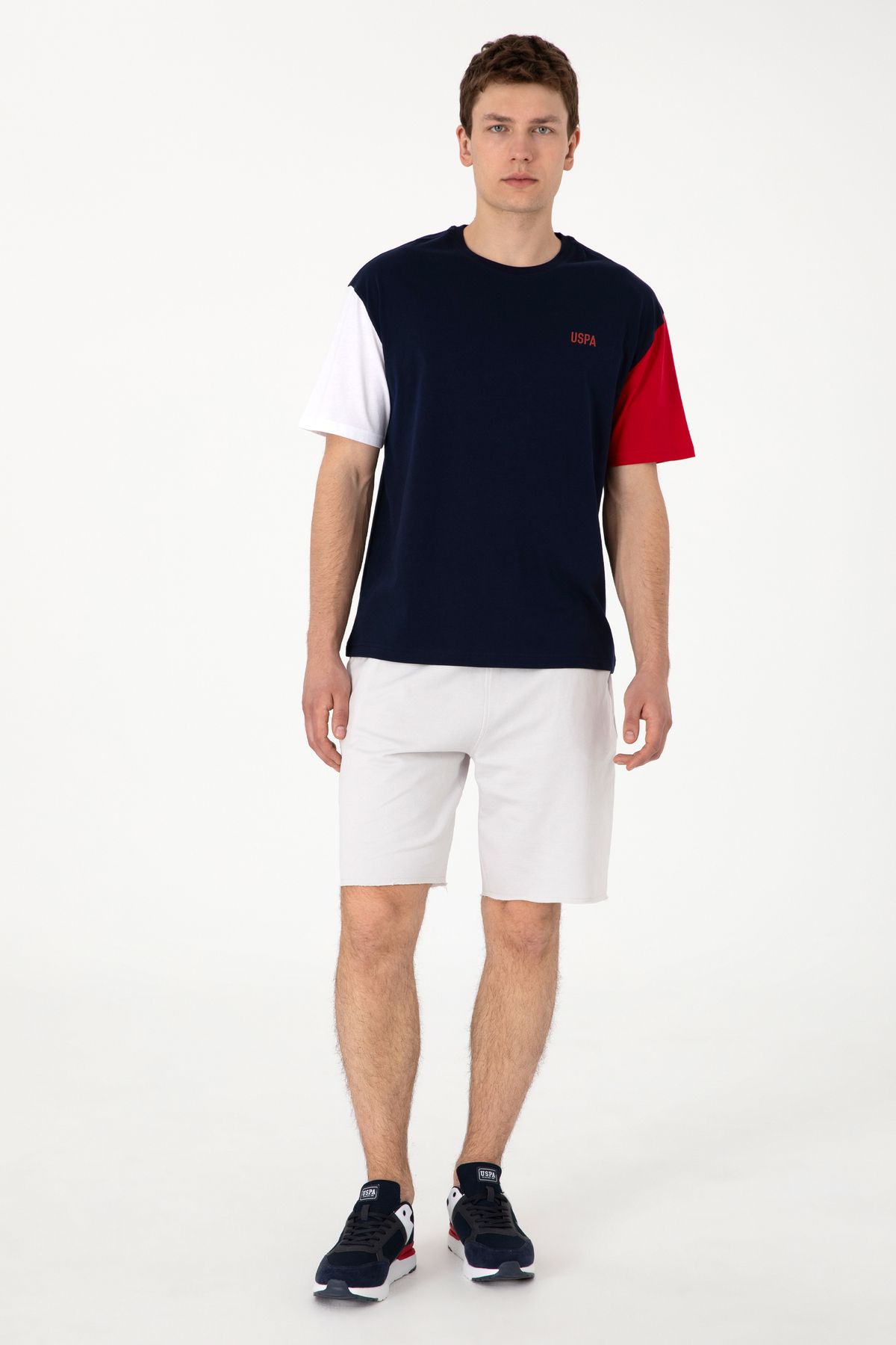U.S. Polo Assn. Erkek Açık Gri Örme Şort 50307289-VR001