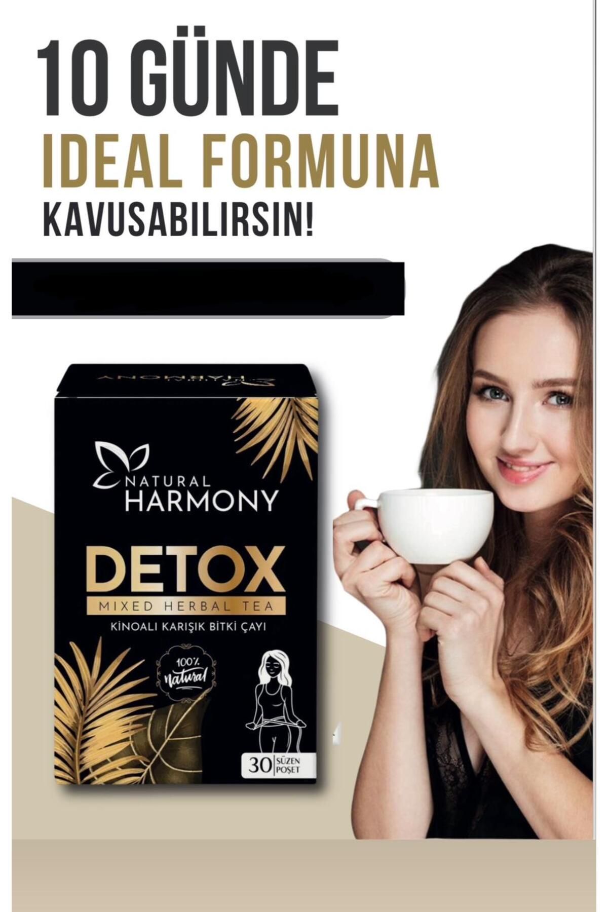 PERLA BEAUTY Natural Harmony Diyet Form Çayı Detox Mide Rahatlatıcı Özel Karışımlı Bitkisel Çay