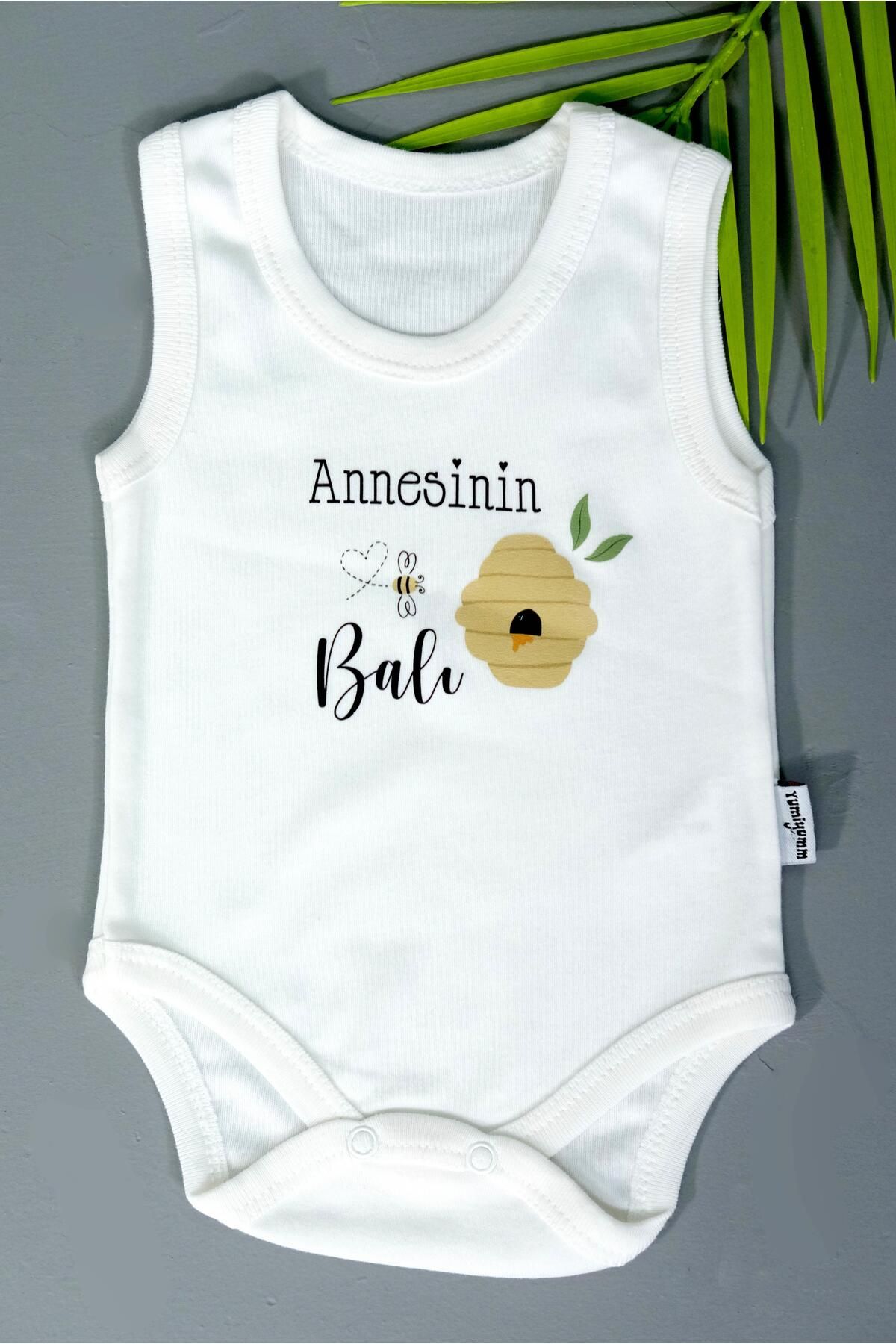 agugu Annesinin Balı Baskılı Body