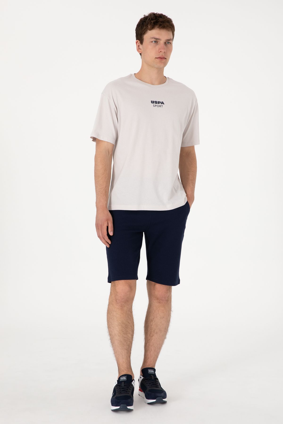 U.S. Polo Assn. Erkek Lacivert Örme Şort 50306964-VR033