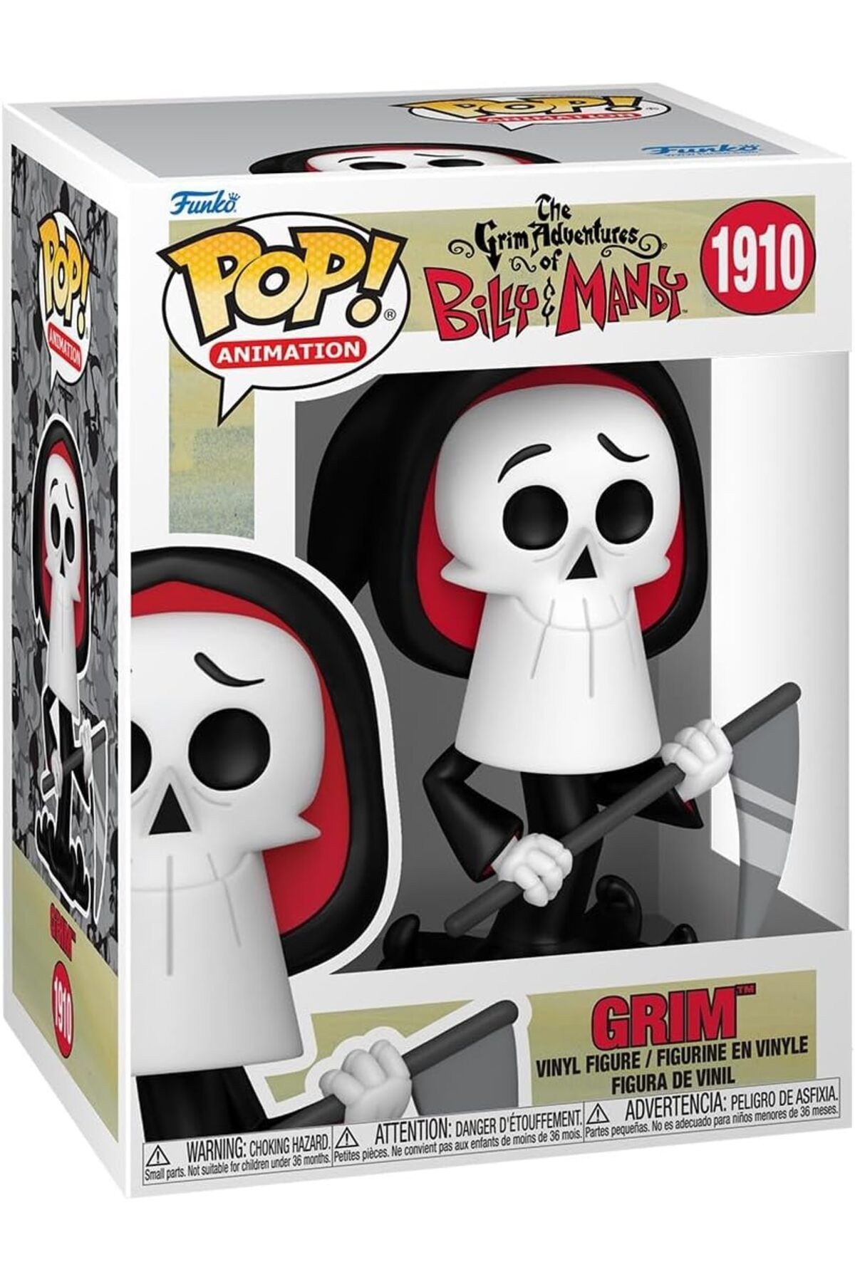 Funko POP! Grim Reaper, Billy ve Mandy'nin Grim Maceraları Figürü, Resmi Koleksiyon Ürünü