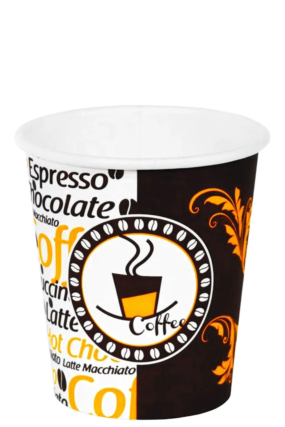 PRATİK SHOP 8 Oz Karton Bardak Kahve Çay Kağıt Bardak 250 ml - 2000 li