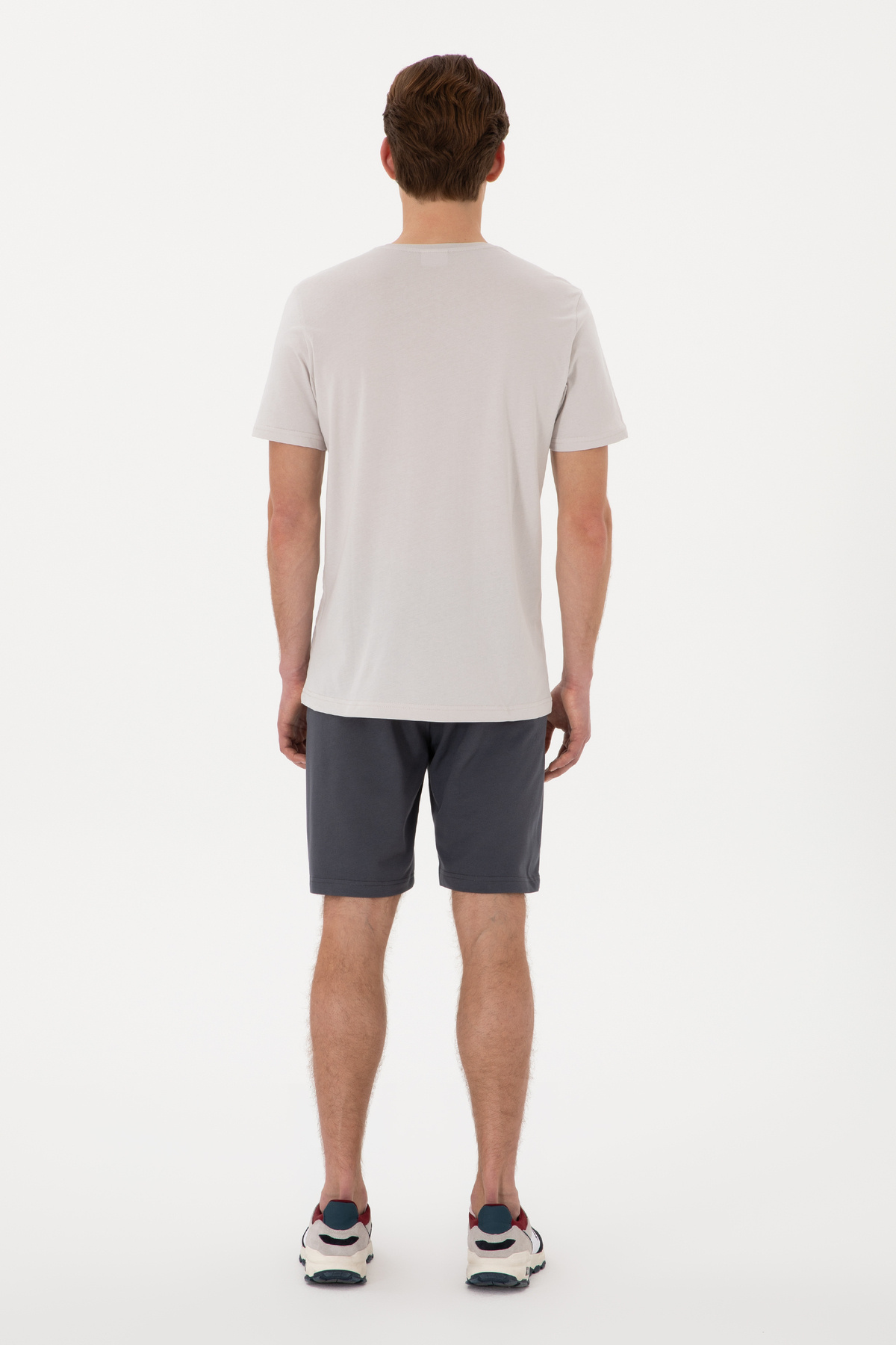 U.S. Polo Assn.  Erkek Antrasit Örme Şort 50305933-VR006 - Görsel 4