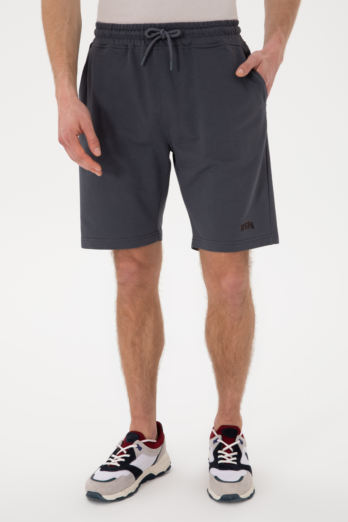 U.S. Polo Assn.  Erkek Antrasit Örme Şort 50305933-VR006 - Görsel 2