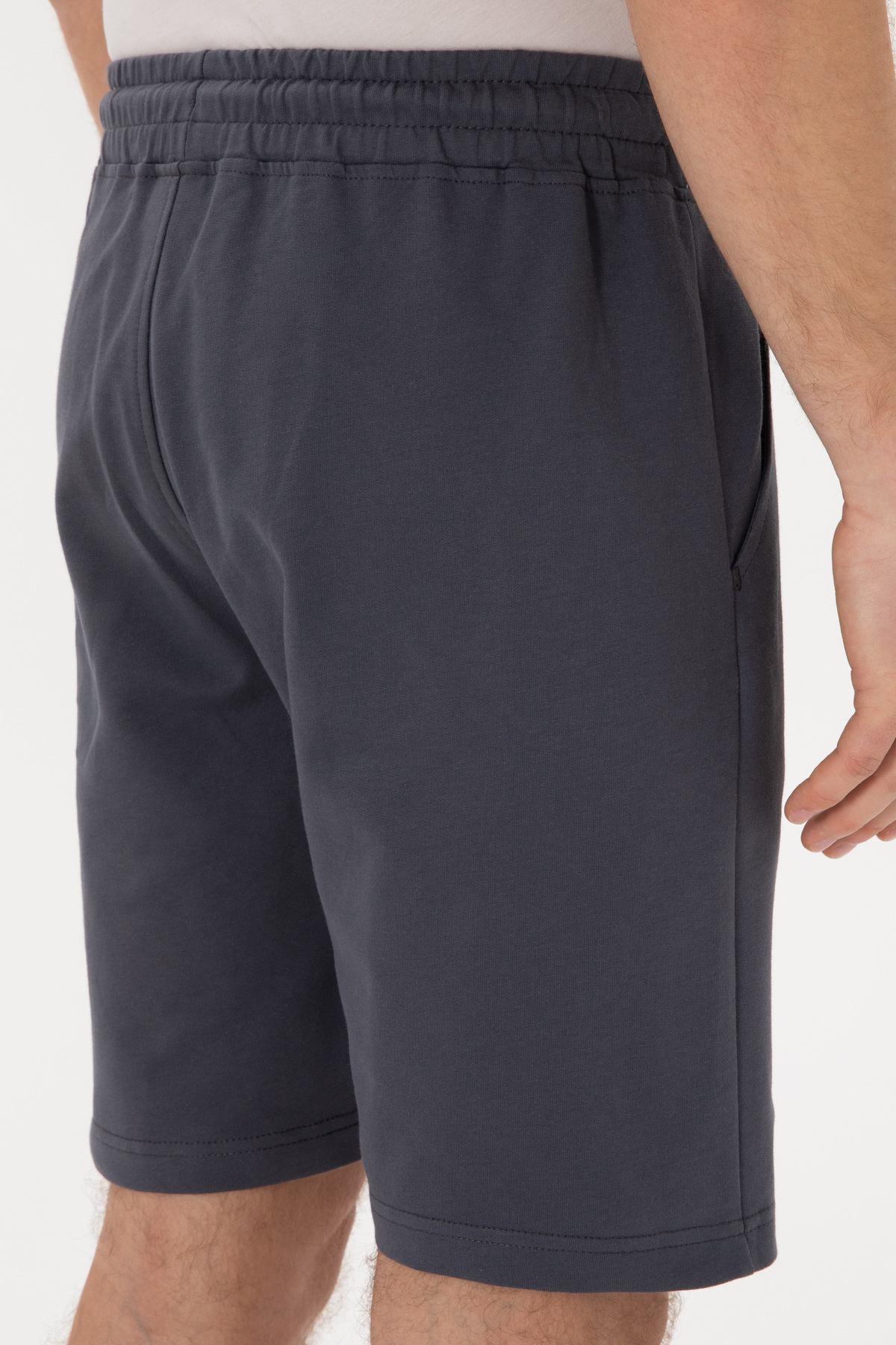 U.S. Polo Assn.  Erkek Antrasit Örme Şort 50305933-VR006 - Görsel 6