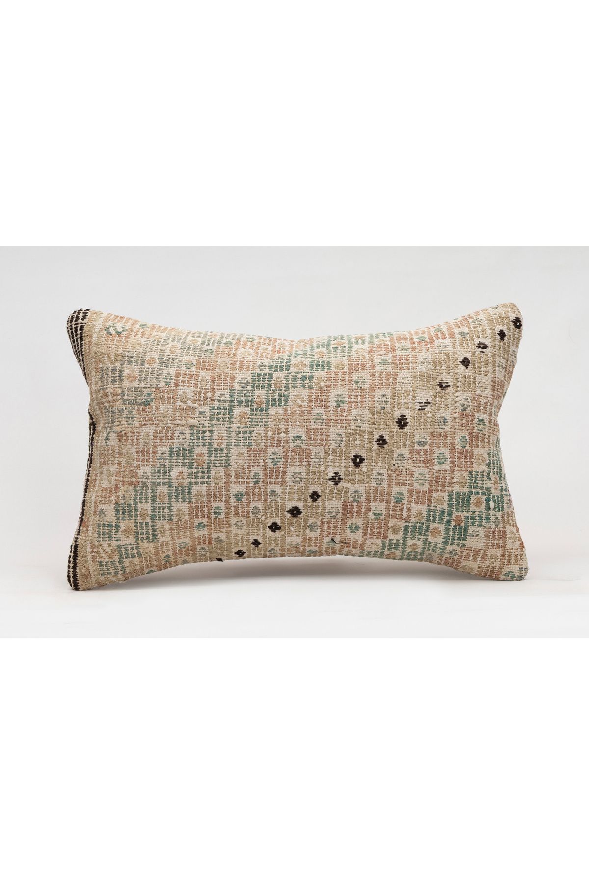 Kilim Whole Sale El Yapımı Kilim'den Yapılmış Vintage Kırlent Kılıfı, Yün, 30x50 Cm