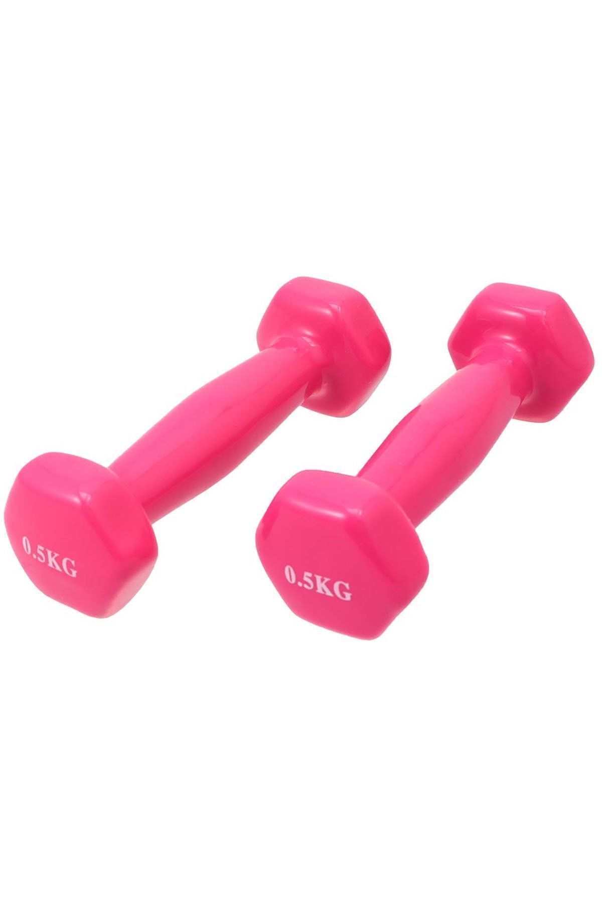 SerenityHaven Demir Dambıl 0.5 Kg X 2 Adet Dökme Demir Dumbell Seti Vinyl 2li Dambıl Tanesi Yarım Kg Ağırlık Seti