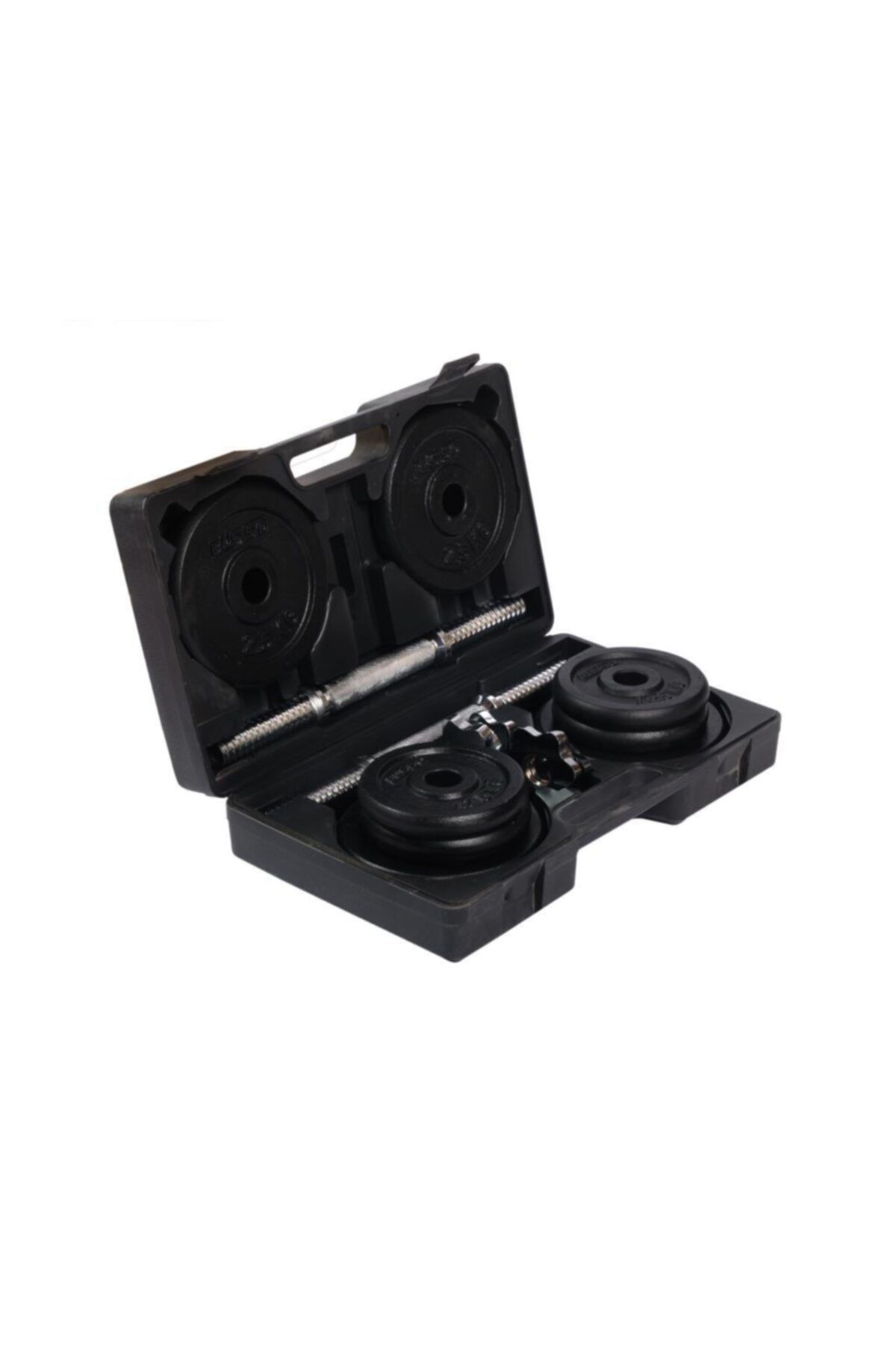 SerenityHaven Sds-15 Kg Çantalı Siyah Döküm Ağırlık Set