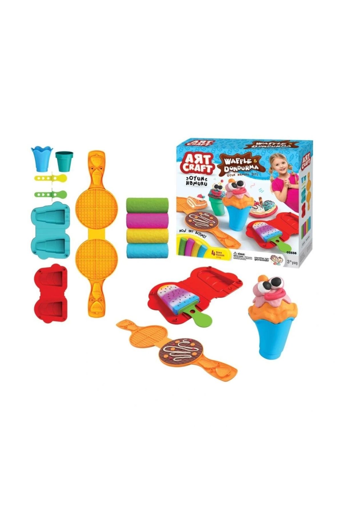 OurStyles 03556 WAFFLE-DONDURMA HAMUR SET 200GR