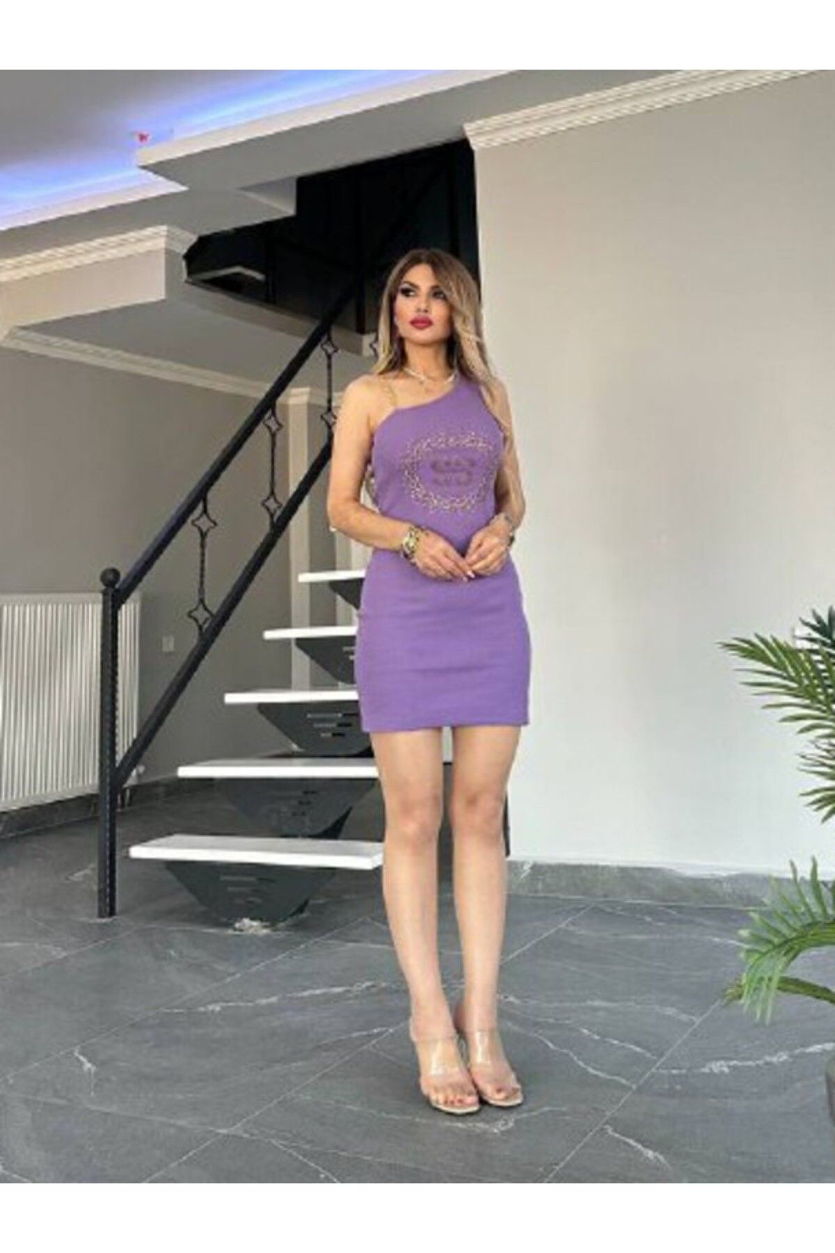 Bella Belluci Taşlı elbise