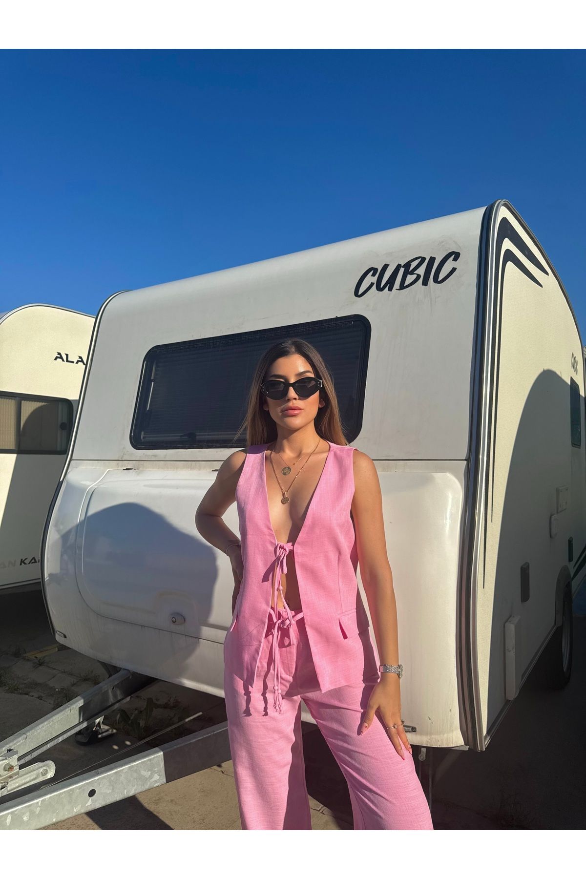 imrayboutique Kadın Bağlama Detaylı İkili Takım